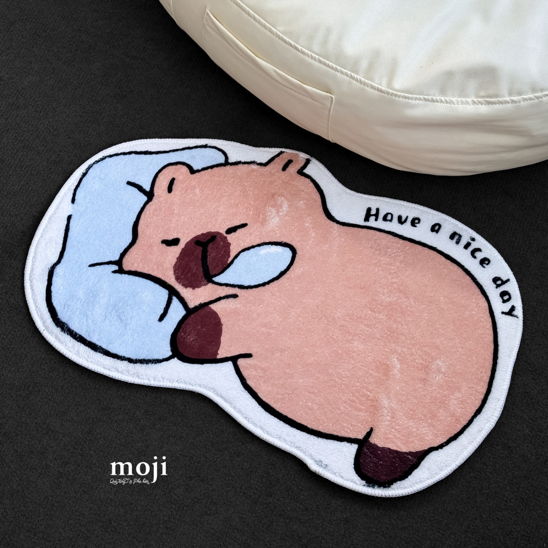 A.052 Thảm trải sàn Capybara have a nice day 40x60