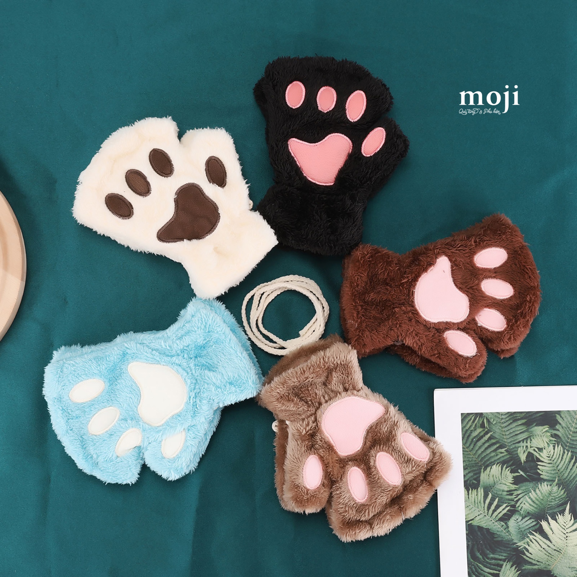 B.091 Găng tay Cat paw phối màu