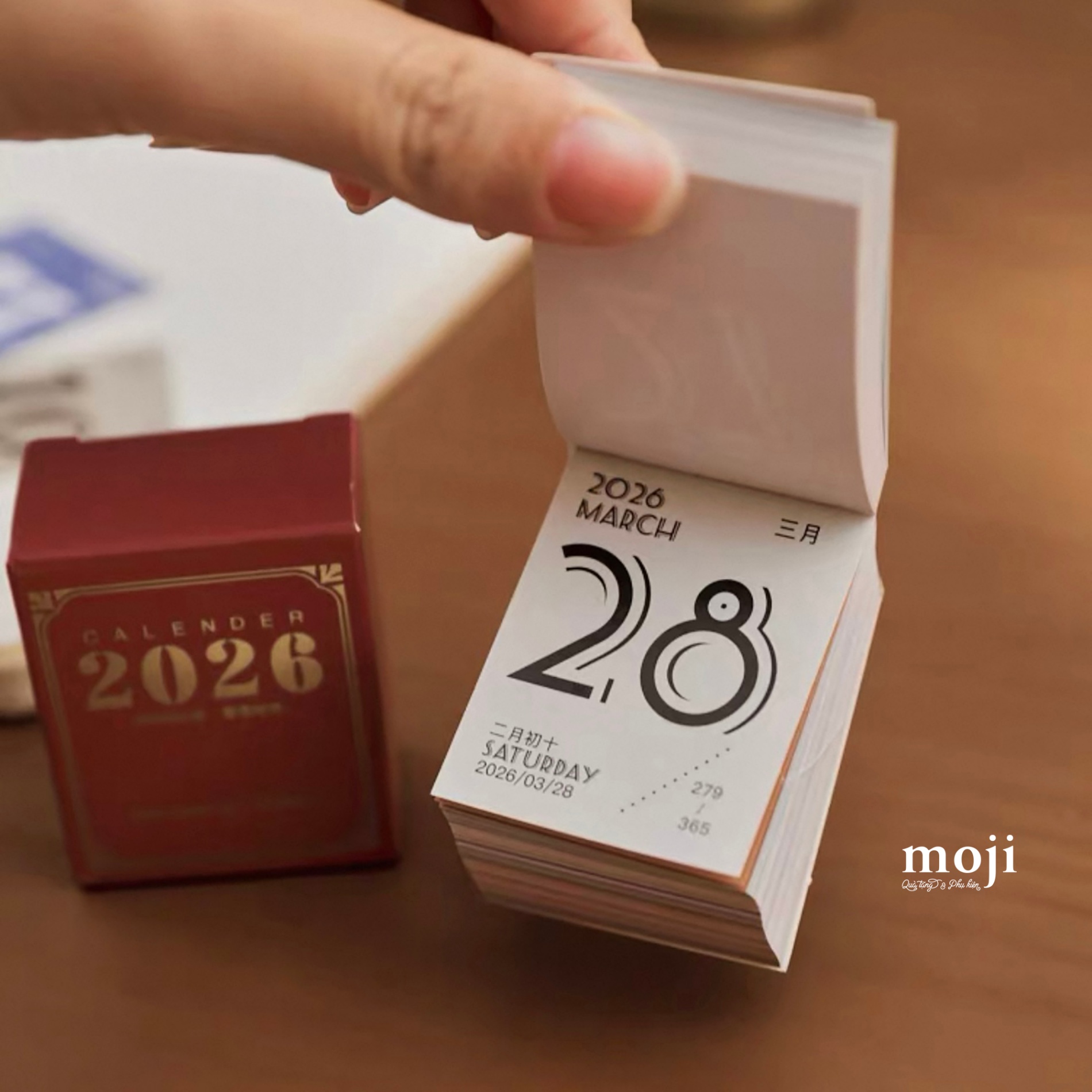 Lịch 2026 mini bloc Basic number 4x5