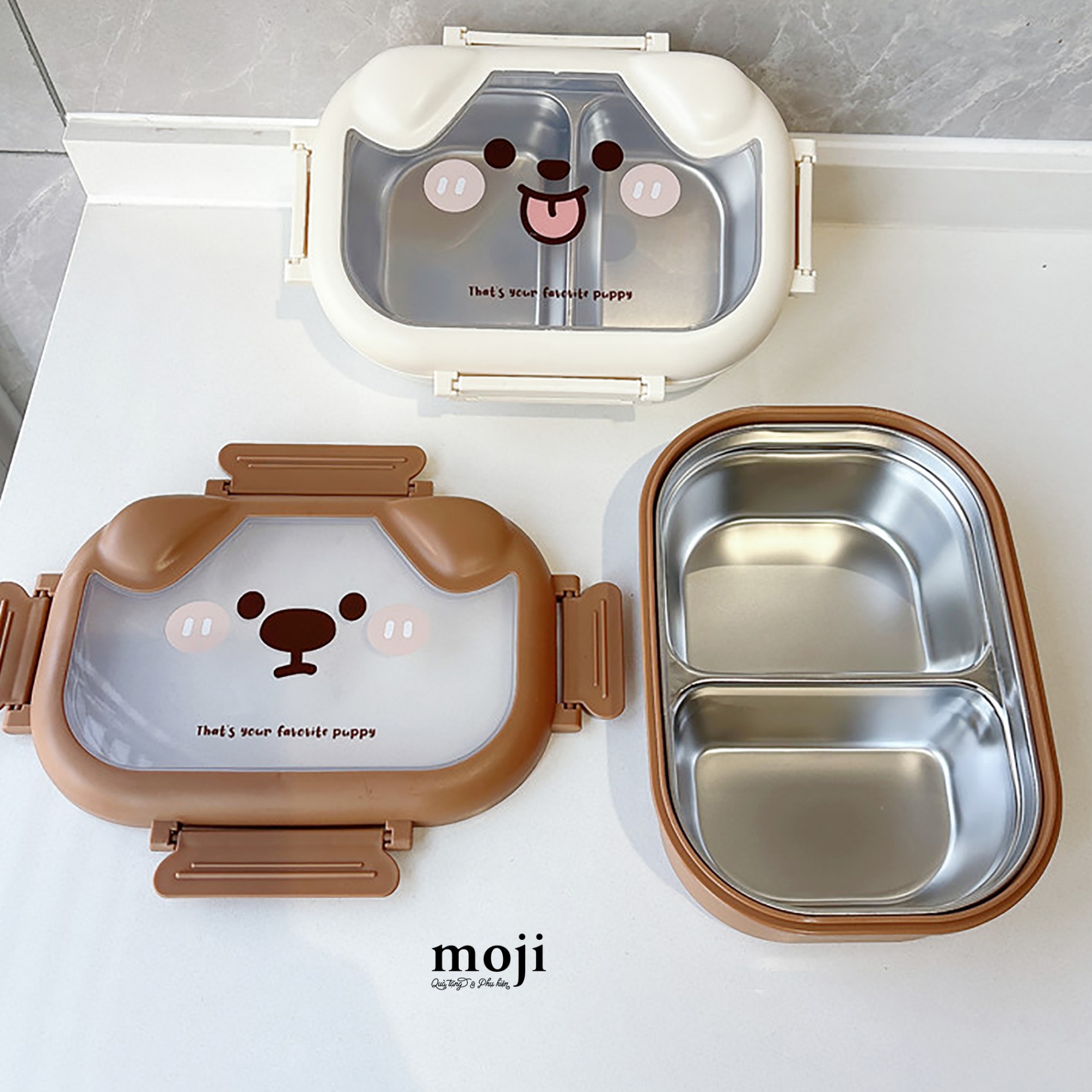 A.232 Hộp cơm Puppy dog 9x16x22