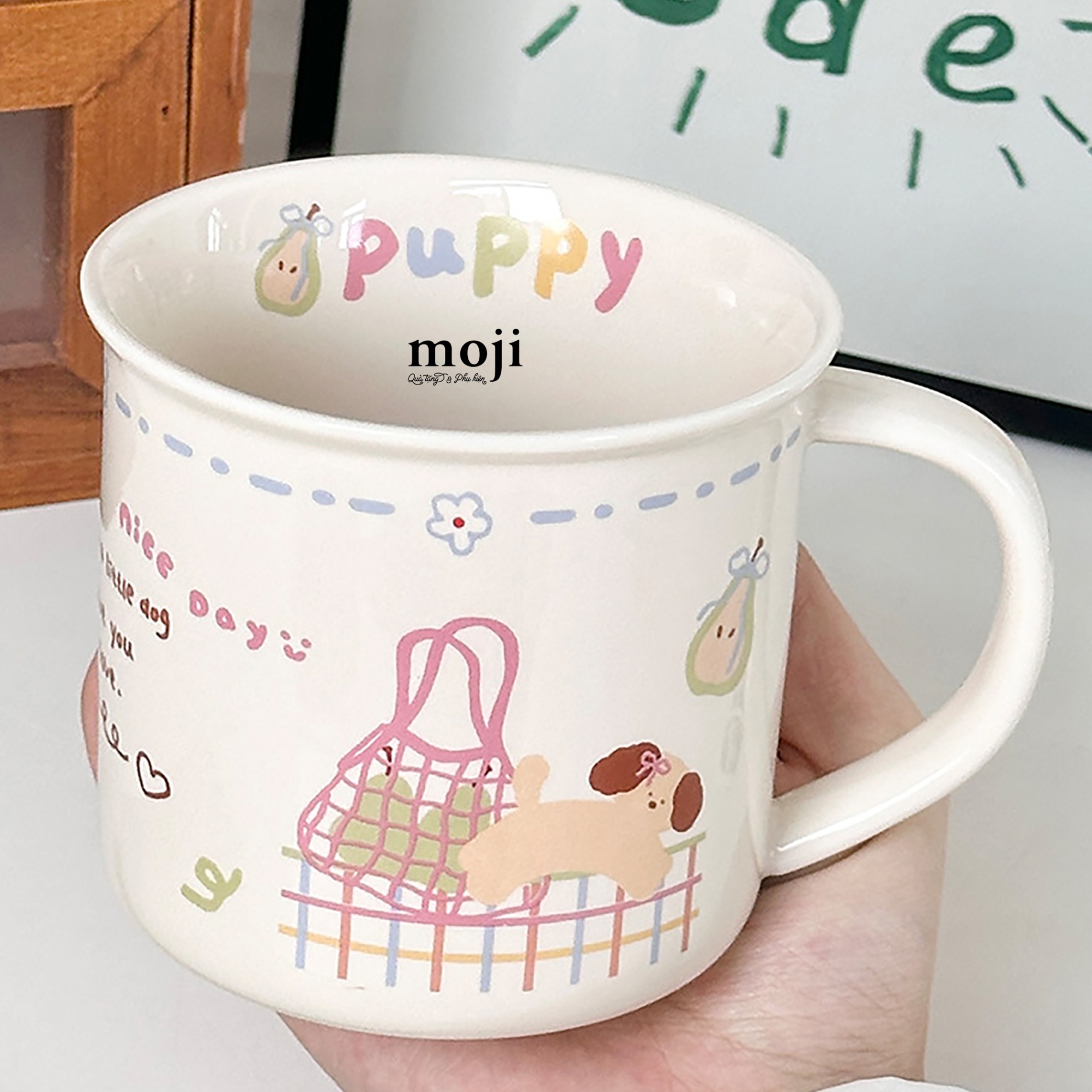 A.10 Ly cốc puppy dog mua lê 330ml