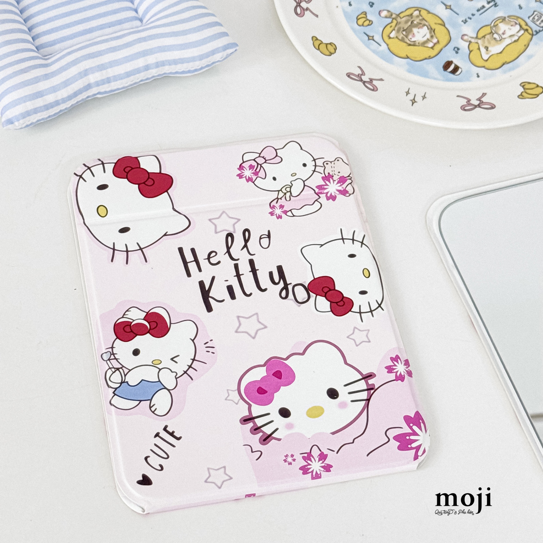 A.944 Gương gập HLK sakura star nền màu 15x20