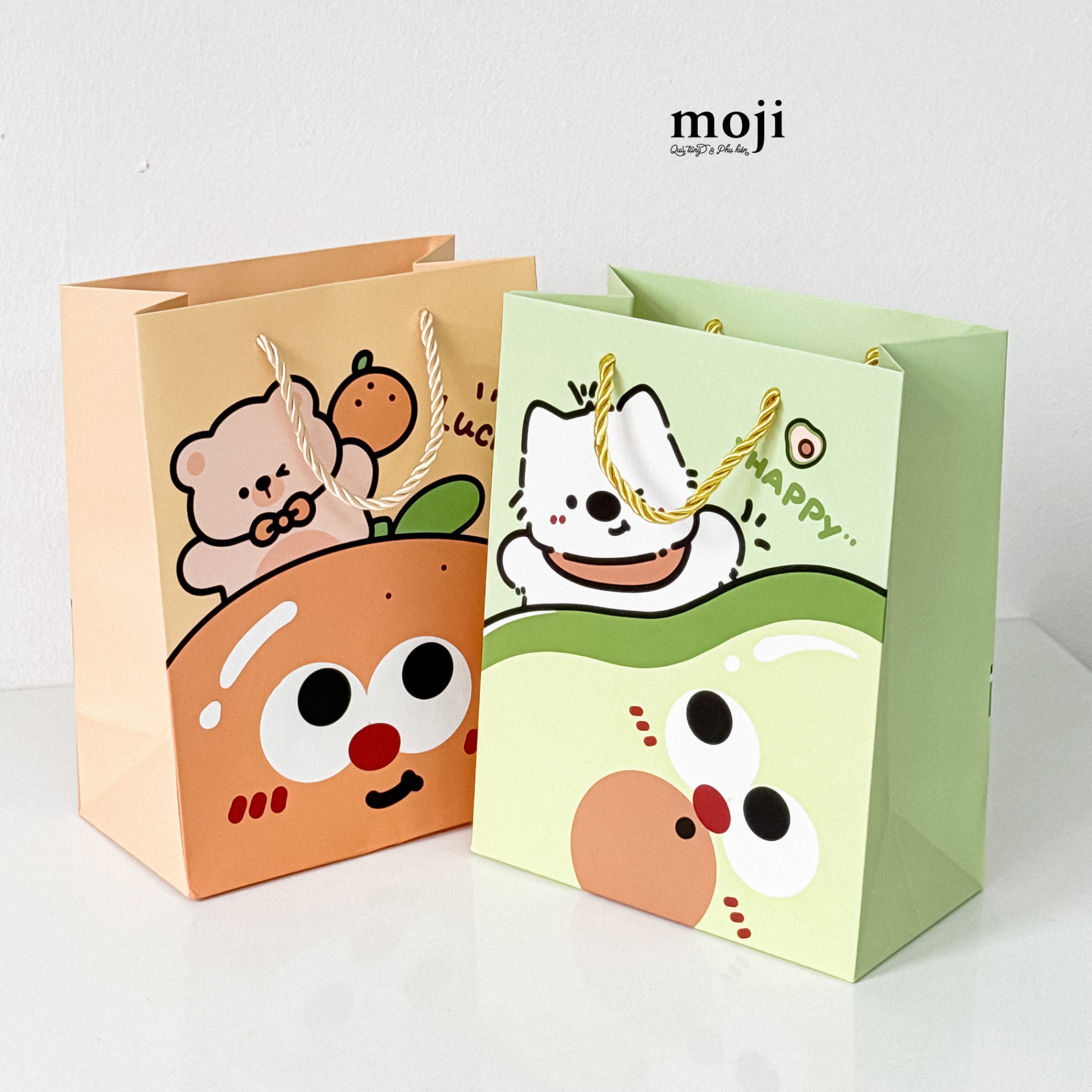 B.040 Túi quà trái cây ngộ nghĩnh 10x18x23