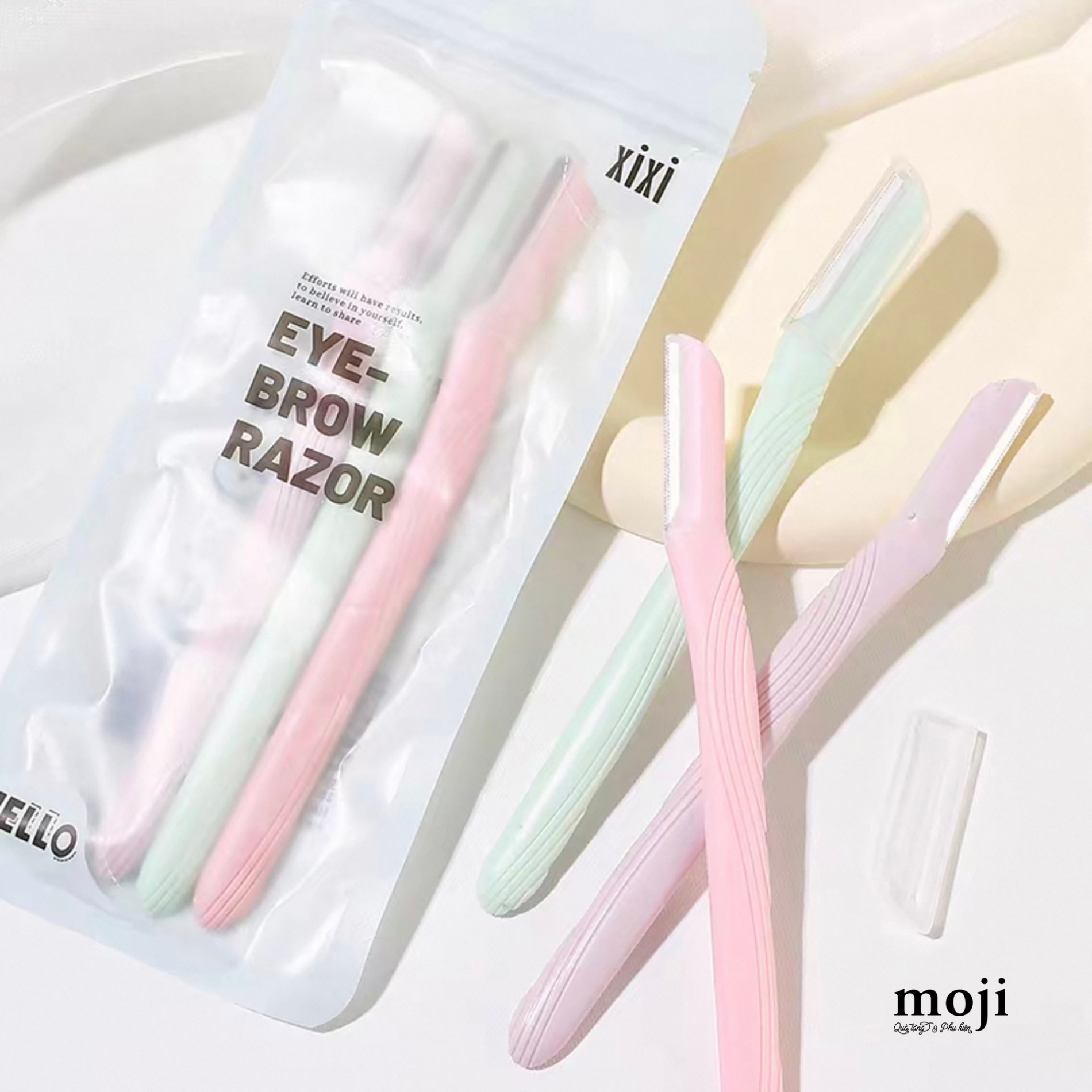 A.937 Cạo chân mày pastel hello XIXI set3