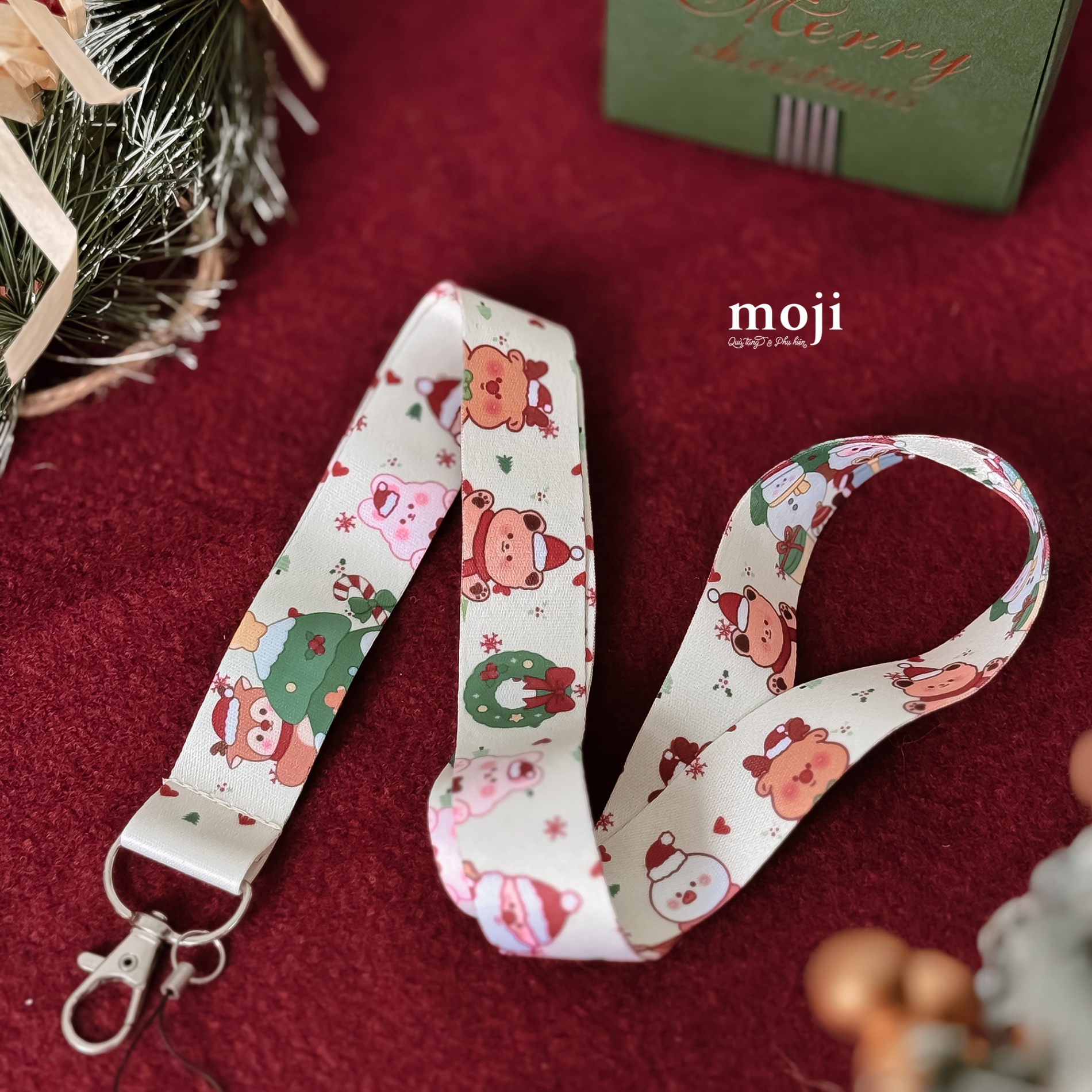 A.715 Dây đeo thẻ Xmas bear rabbit christmas items
