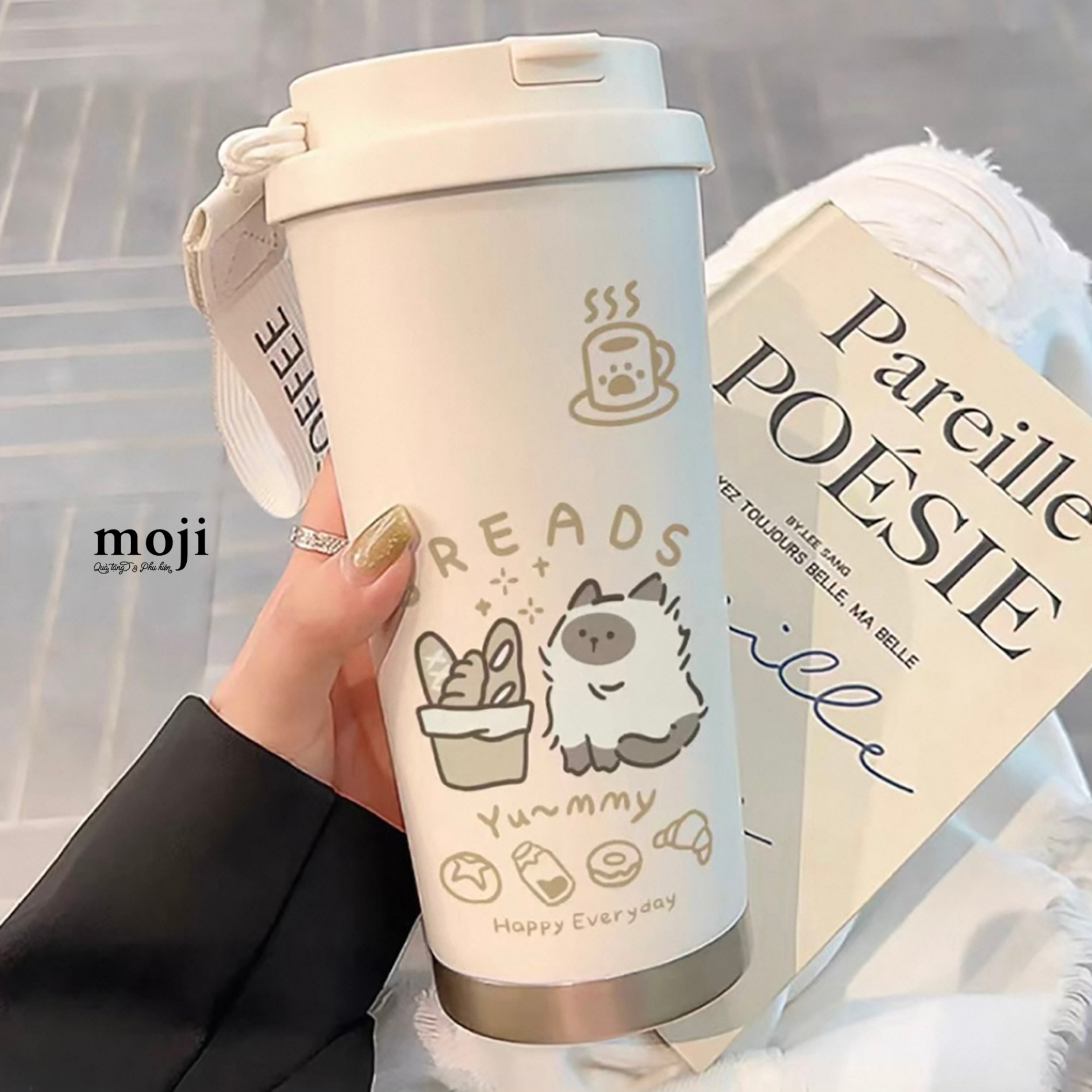 A.14 Cốc giữ nhiệt Cat yummy 520ml