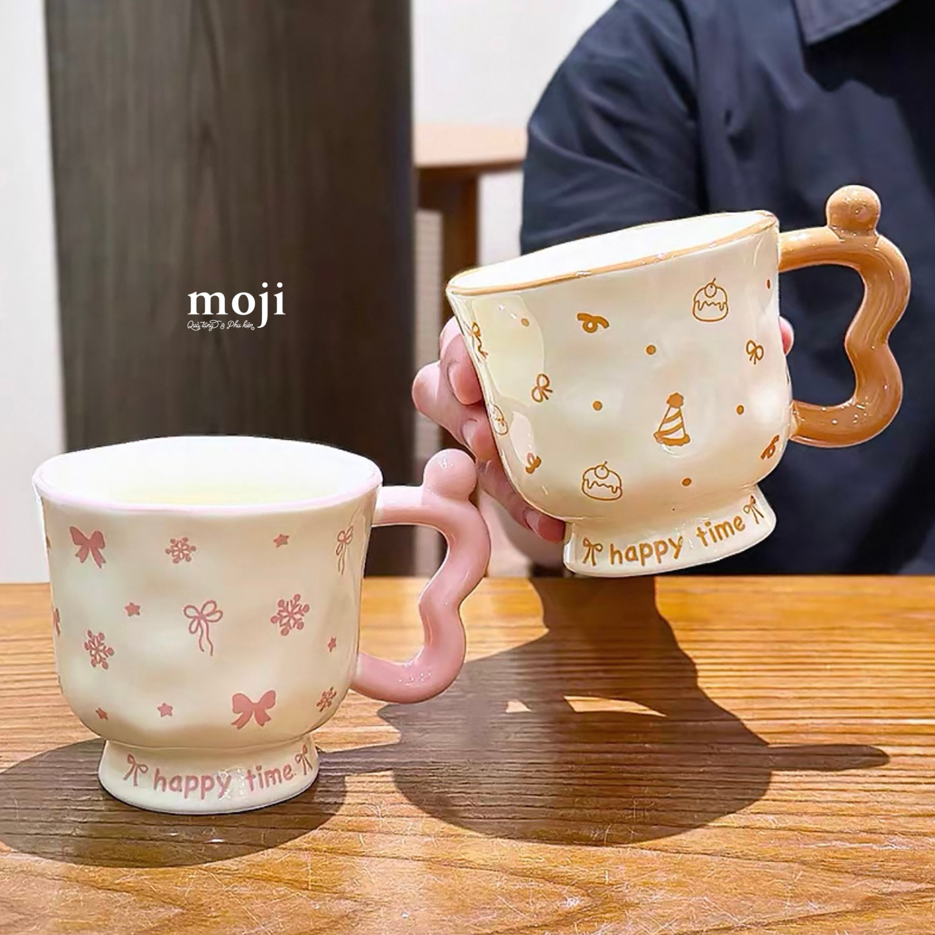 A.10 Ly cốc Happy time bow 380ml