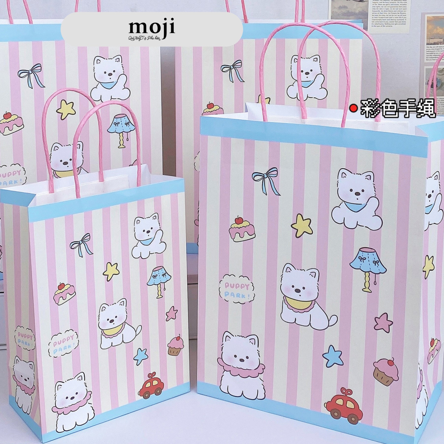 B.040 Túi quà puppy park 11x21x27