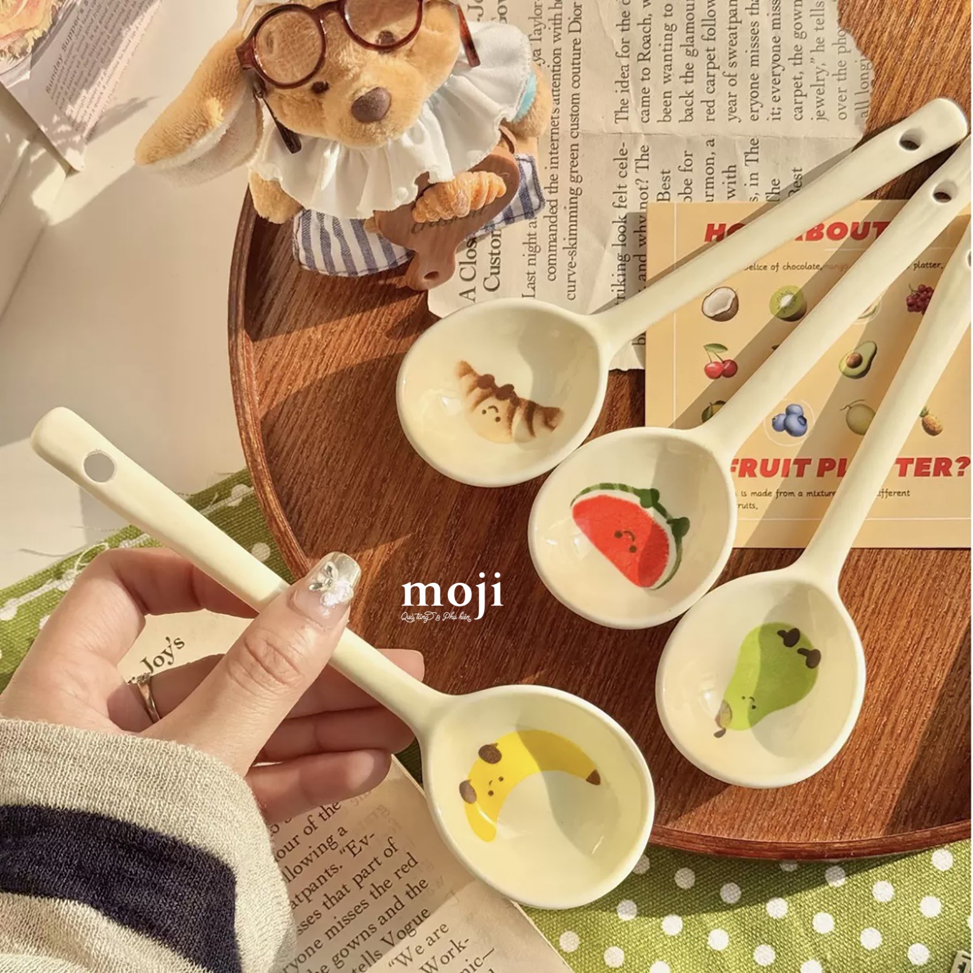 A.250 Thìa muỗng fruit croissant