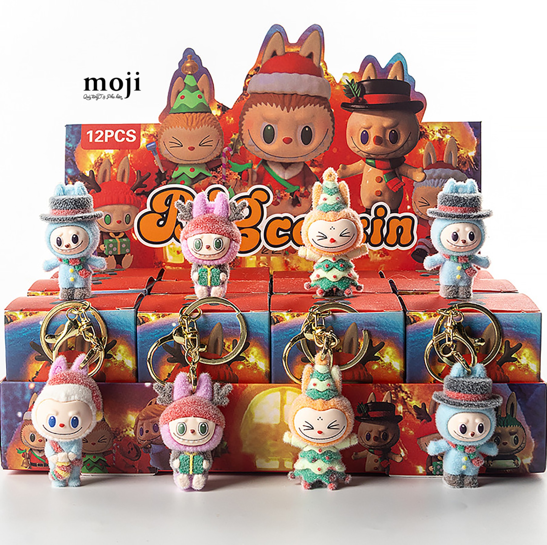 B.082 Móc khóa blindbox Xmas PN LBB xmas hat