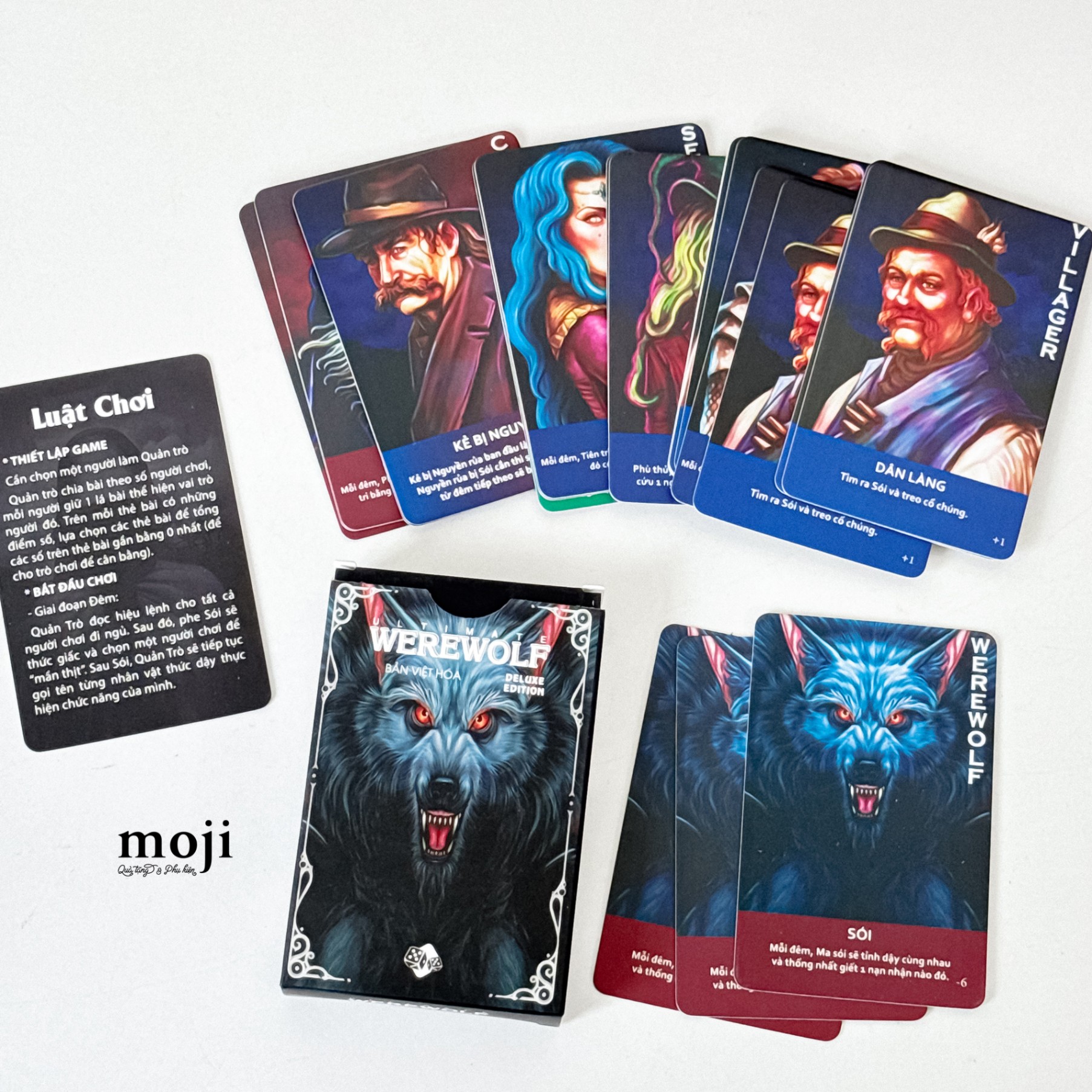 okvip365 boardgame Ma sói deluxe edition 27 lá