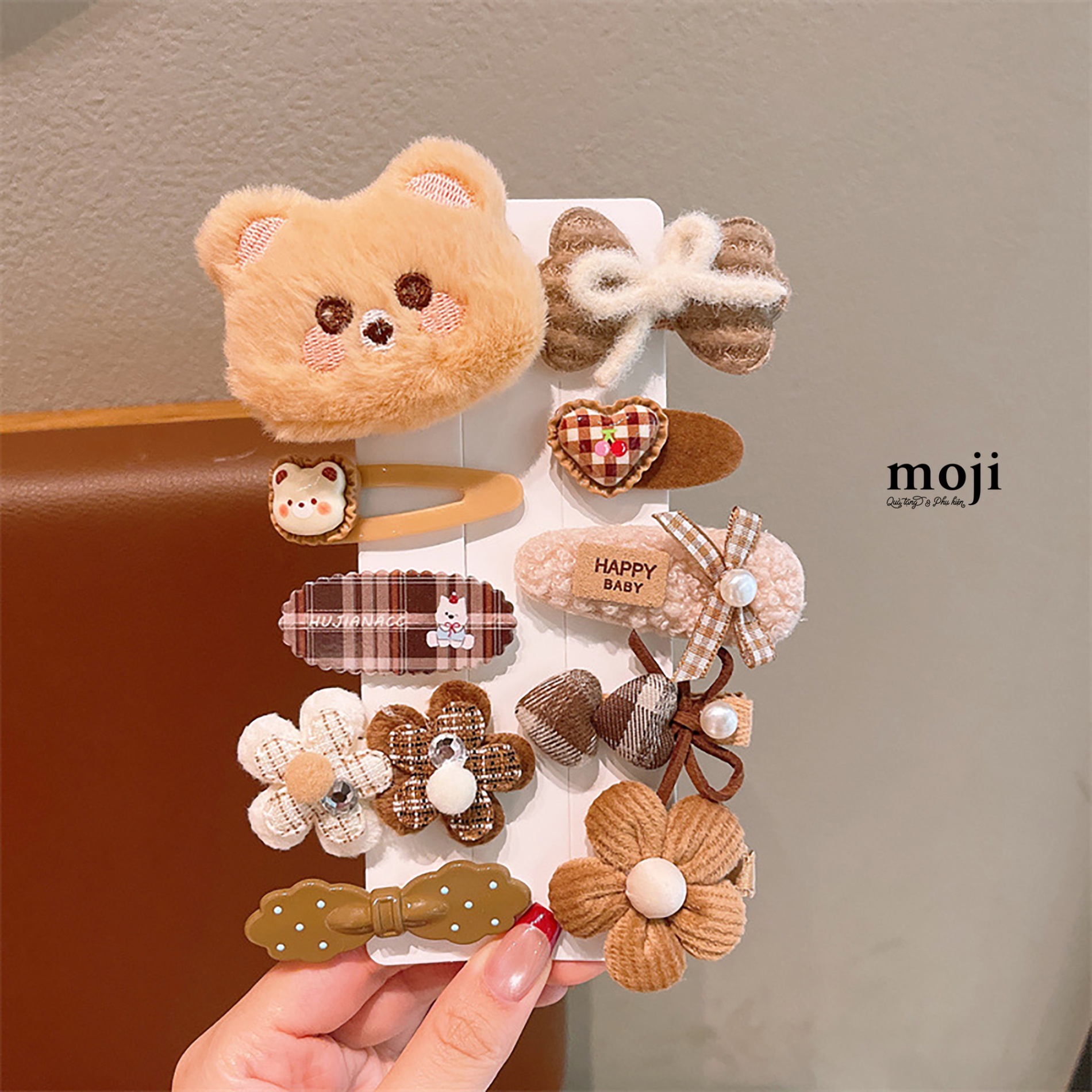 B.073 Kẹp tóc S10 ANM FLO BWN-26010915