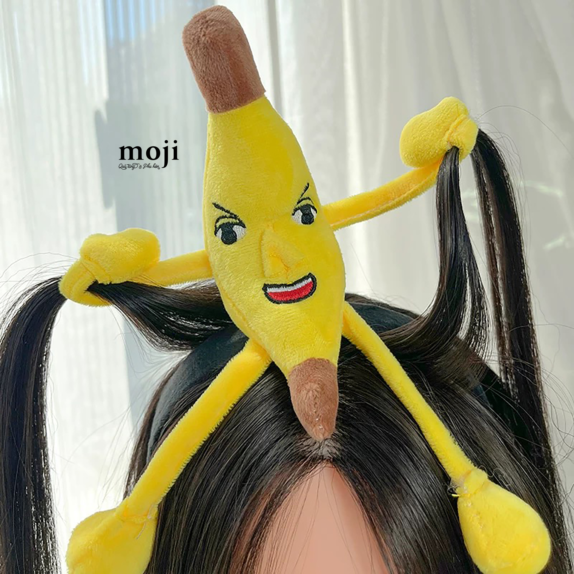 Băng đô bờm Fruit banana funny tay chân dài