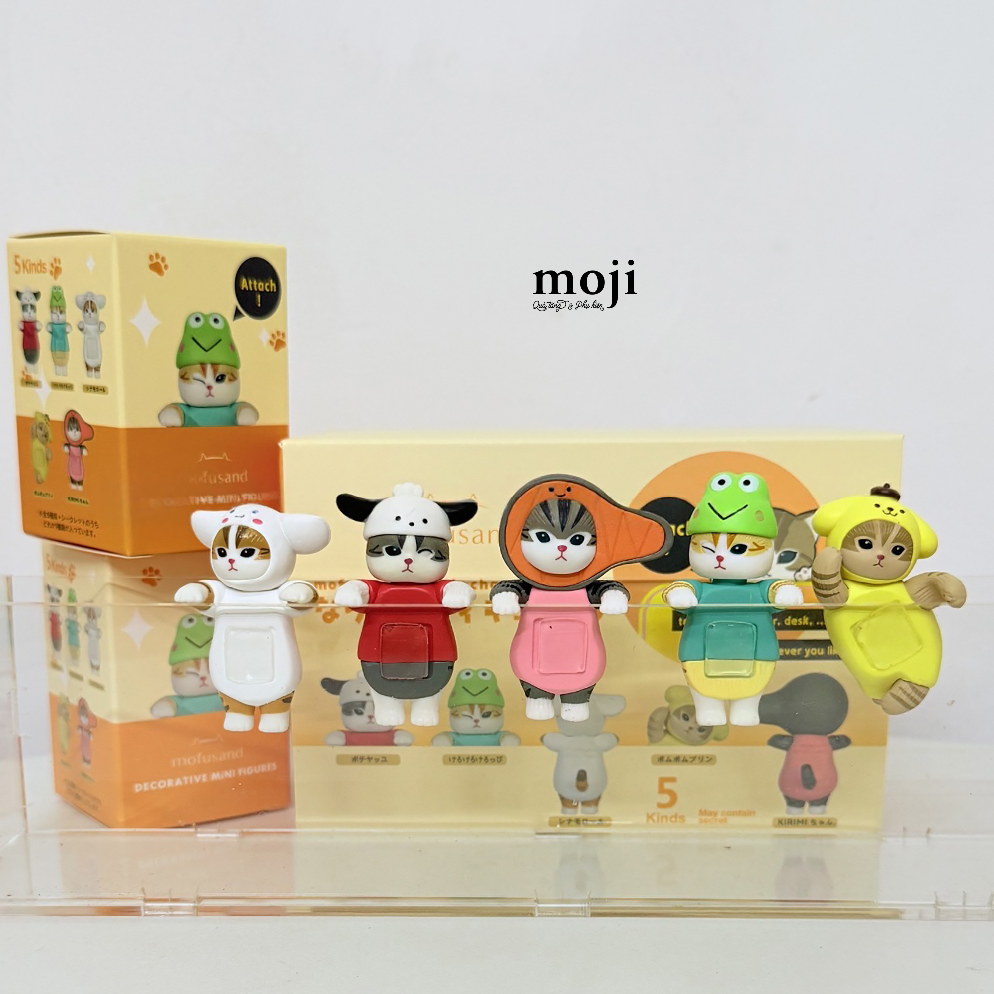 Blindbox Hippers unoff Mofusand cat cosplay Sanrio family