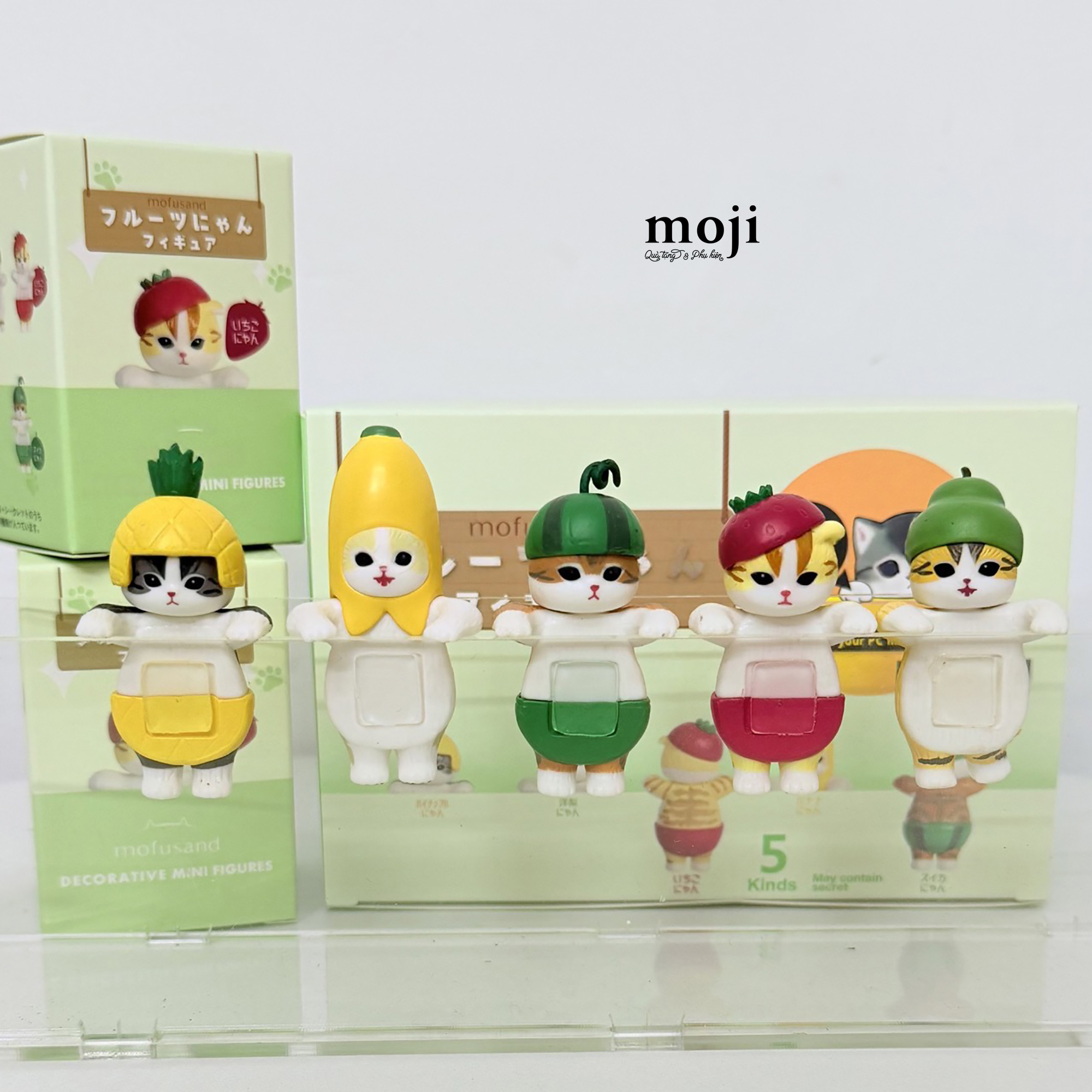 Blindbox Hippers unoff Mofusand cat cosplay cute fruit