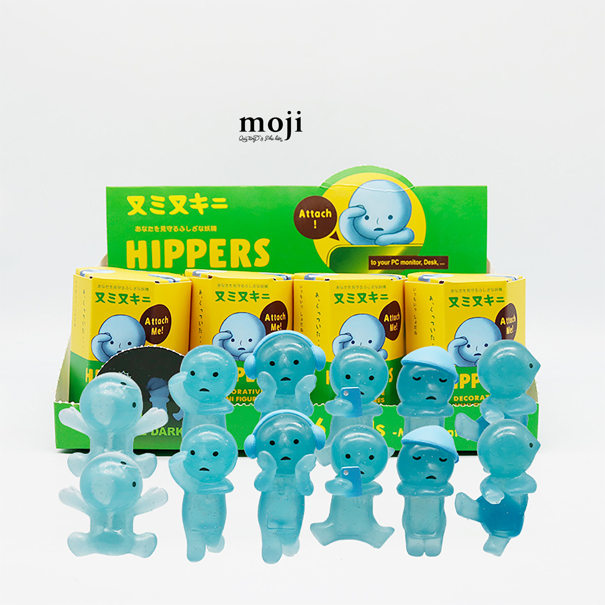 Blindbox Hippers unoff SMISKI blue glow in the dark