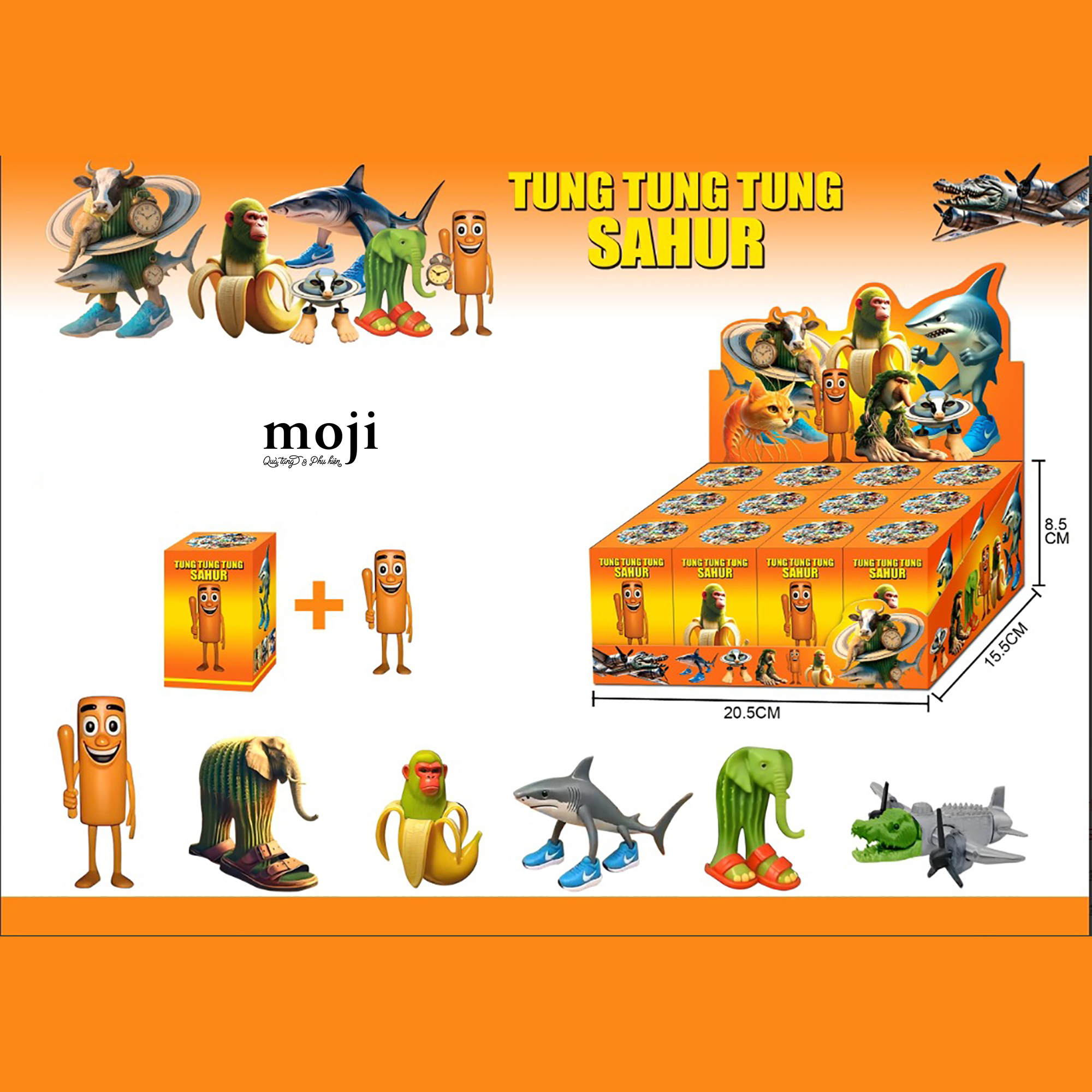 Blindbox tượng Brainrot funny
