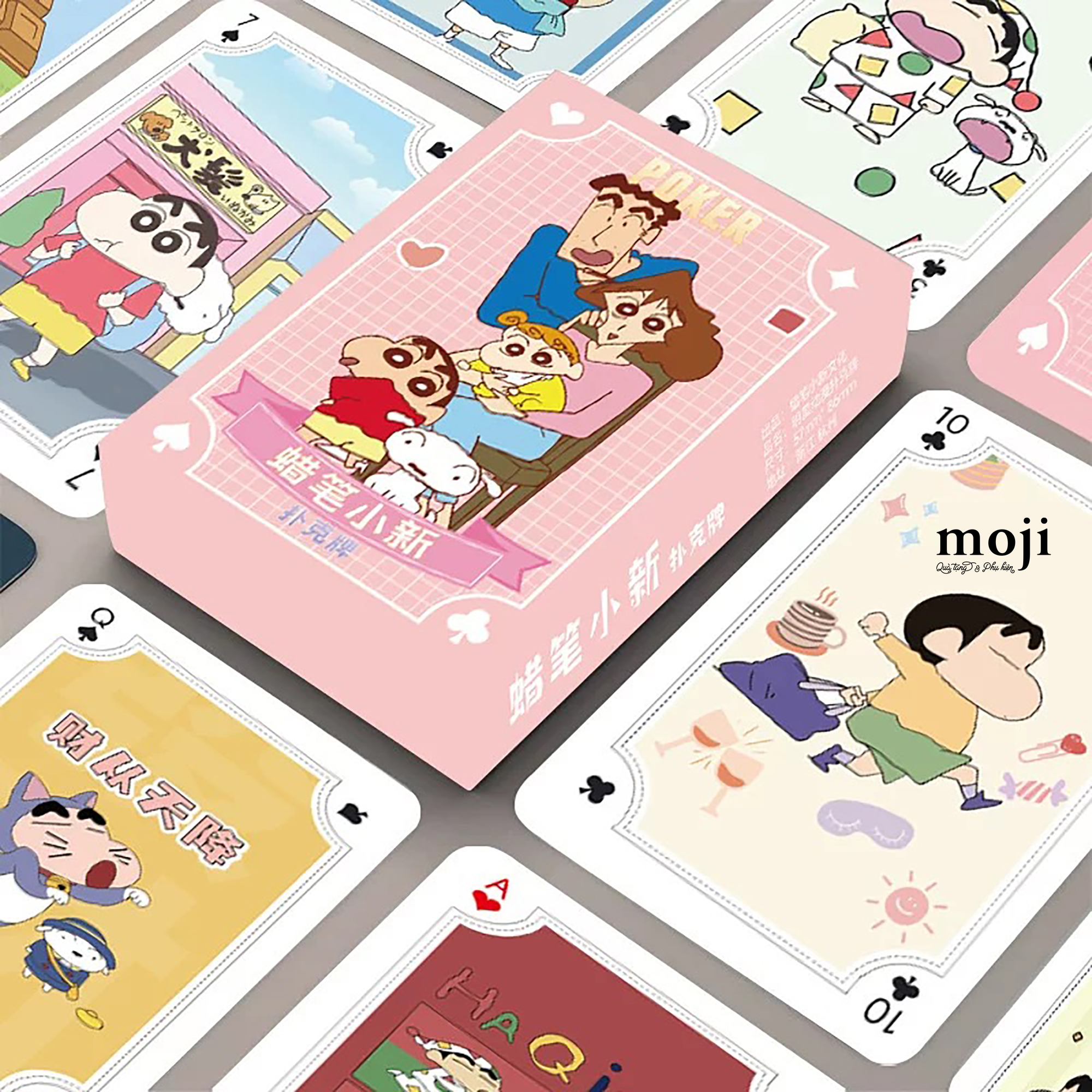 Bộ bài tú lơ khơ Shinchan family story