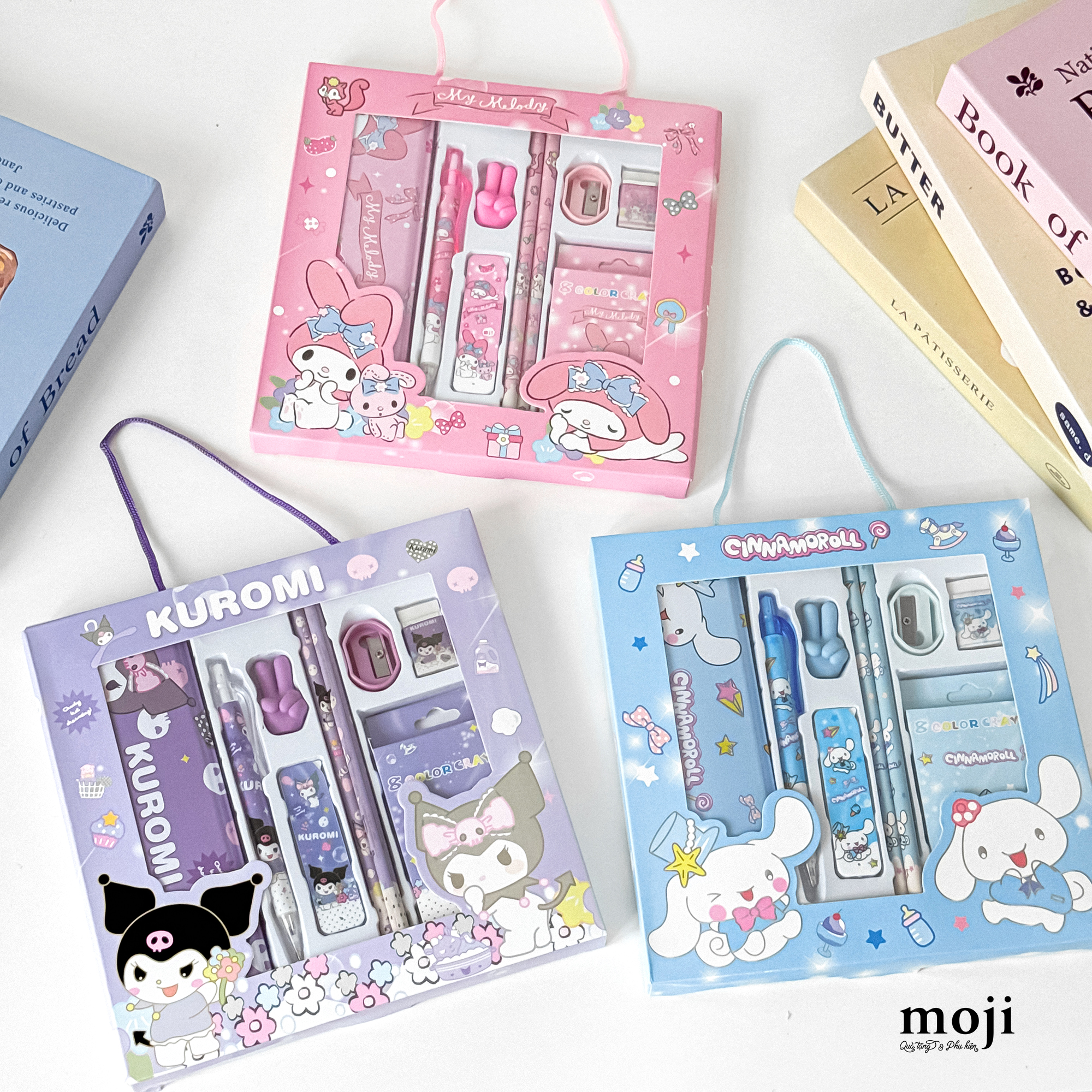 Bộ dụng cụ học tập Sanrio family happy time set9