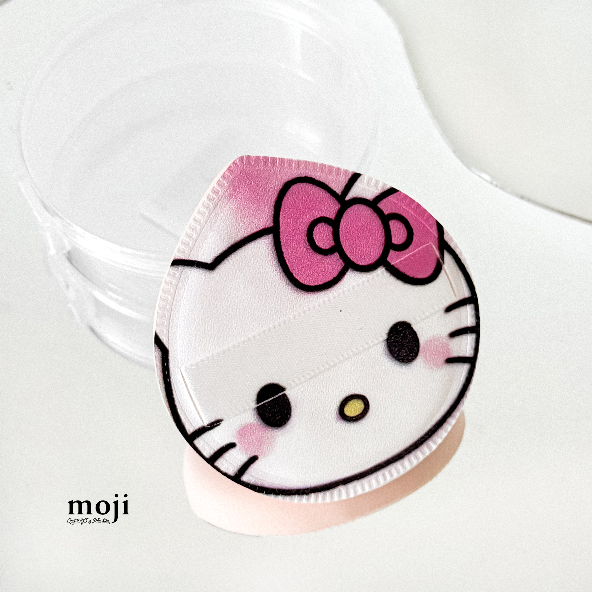 Bông phấn trang điểm Sanrio family Hello Kitty face