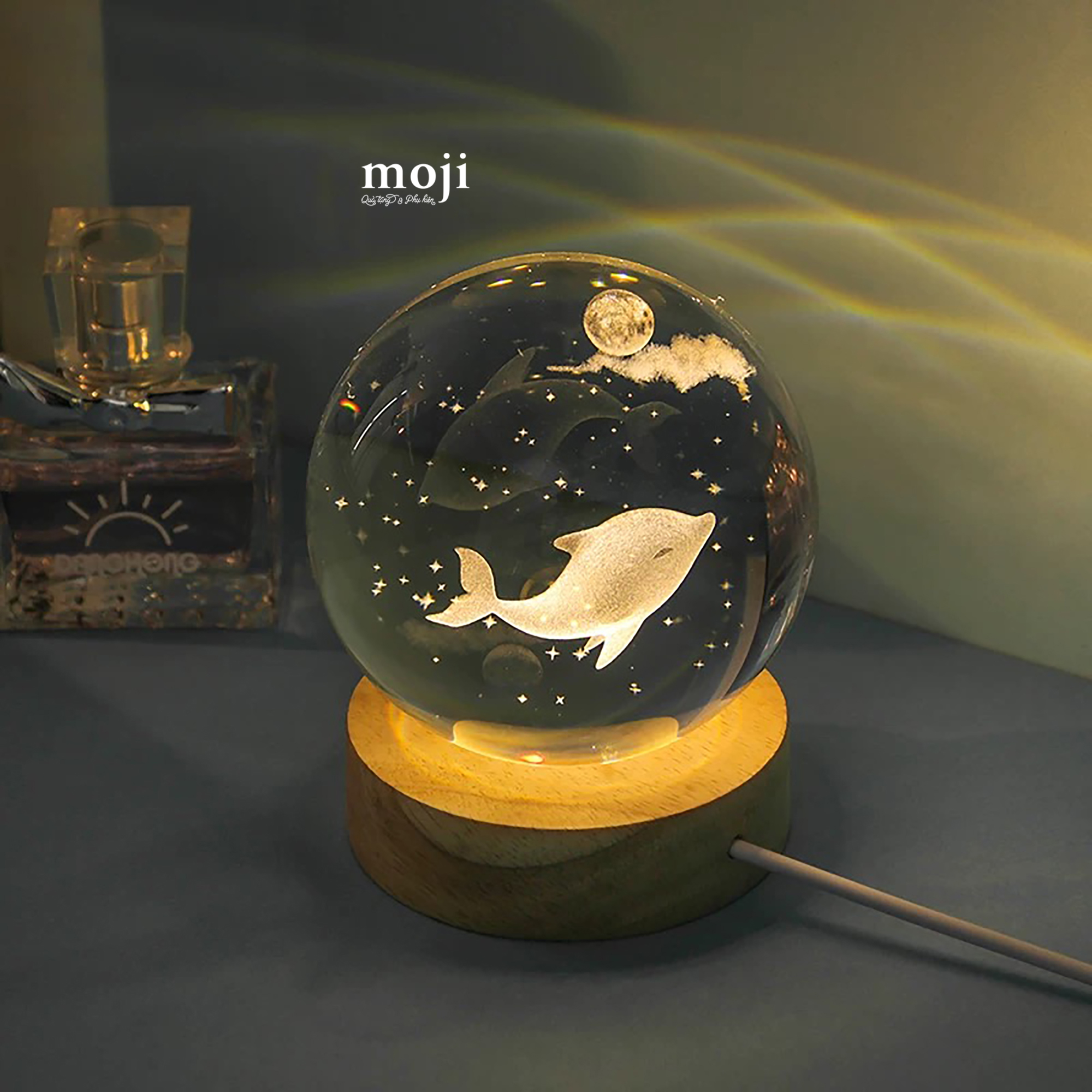 Đèn led trang trí Dolphin cá heo dùng điện