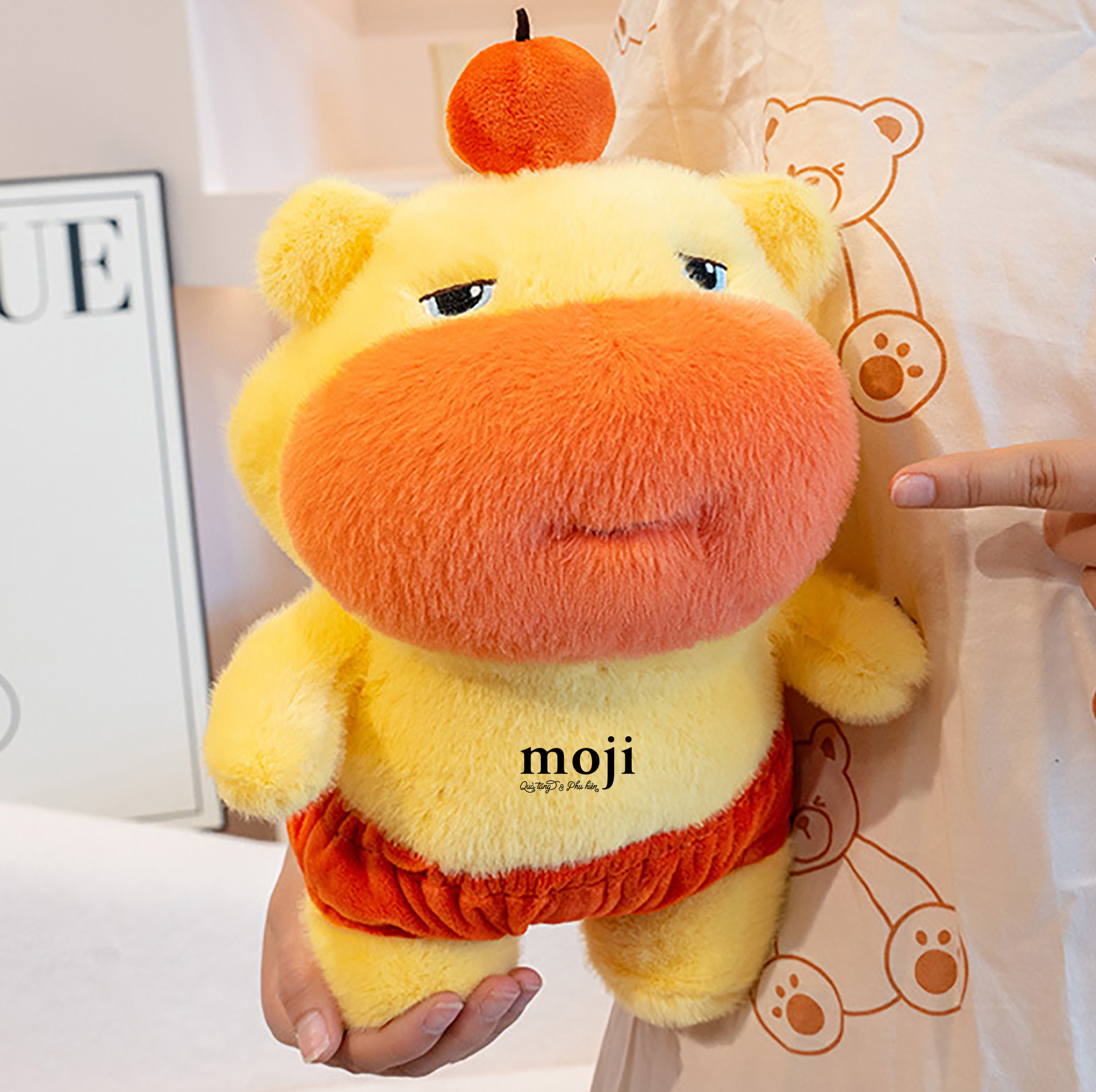Gấu bông MS Cute animal LULU little fruit mặc quần 28cm