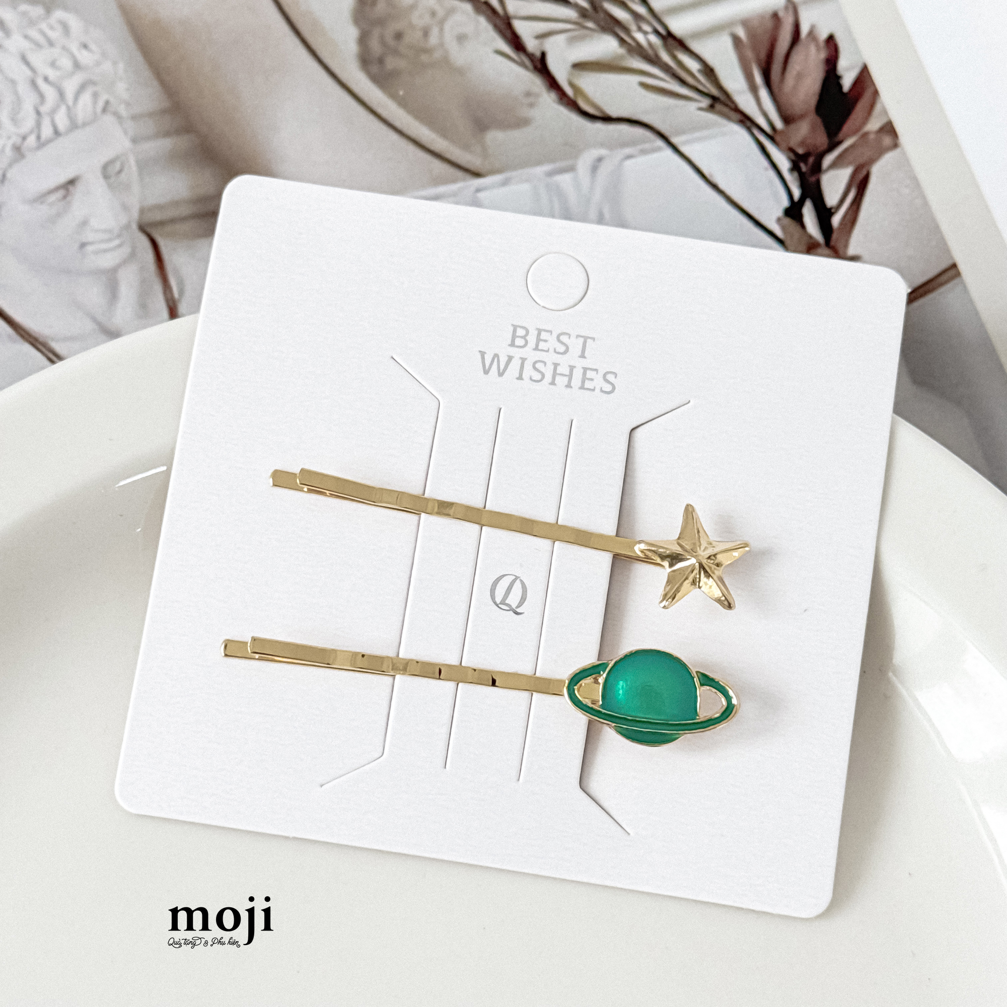 Kẹp tóc kẹp tăm Planet star set2