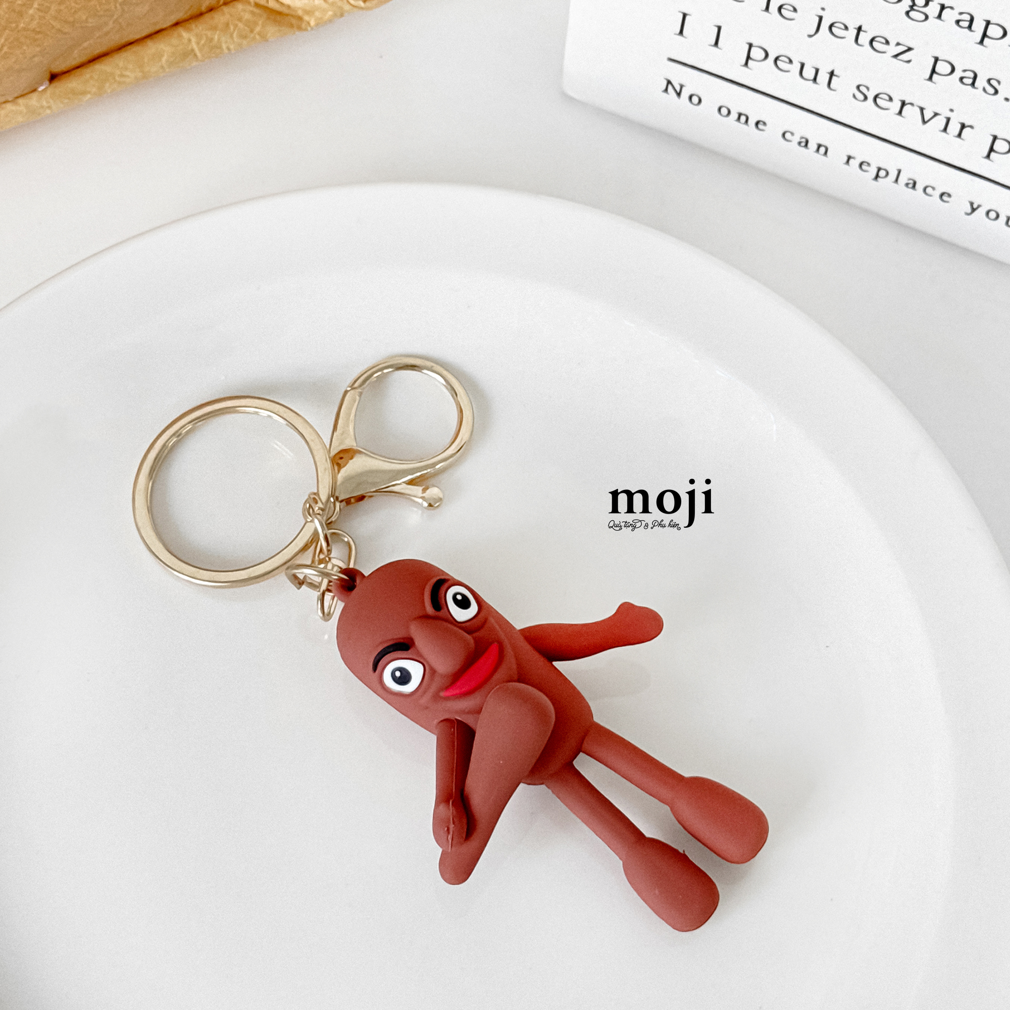 Móc khóa MJ Brainrot Tung tung tung sahur người gỗ