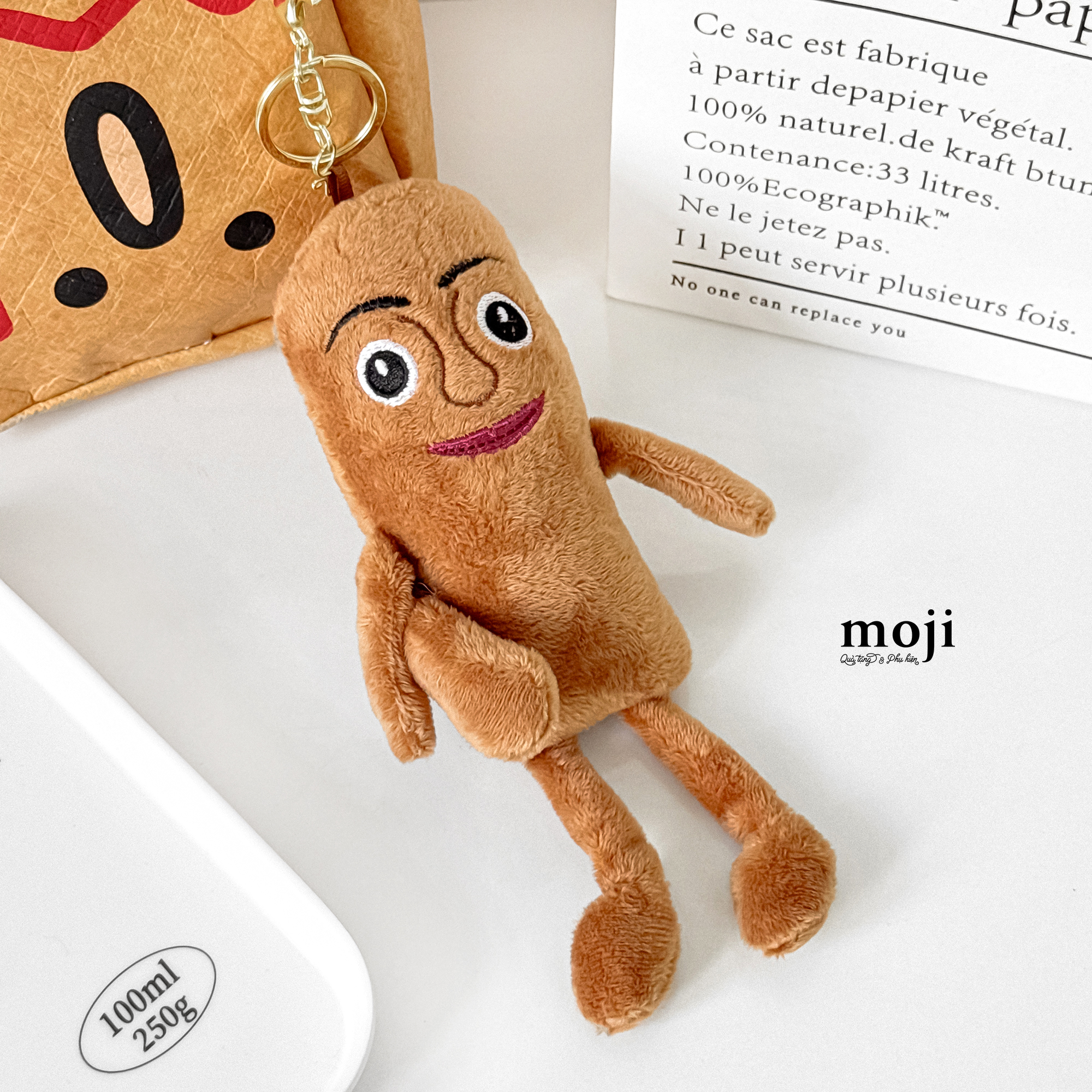 Móc khóa nhồi bông Brainrot Tung tung tung sahur người gỗ Tralalero tralala shark cá mập đi giày
