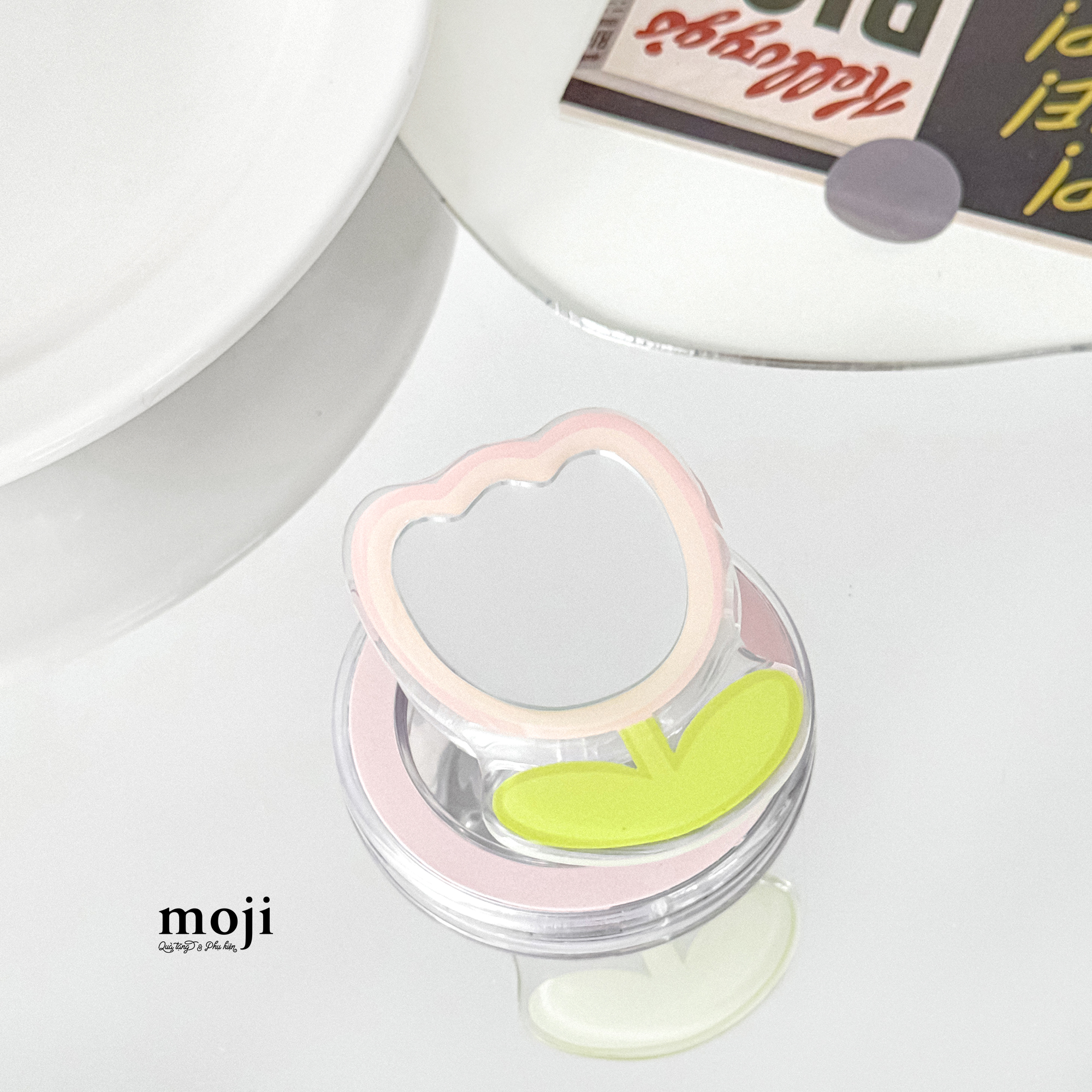 Mojipop gương magsafe Tulip flower