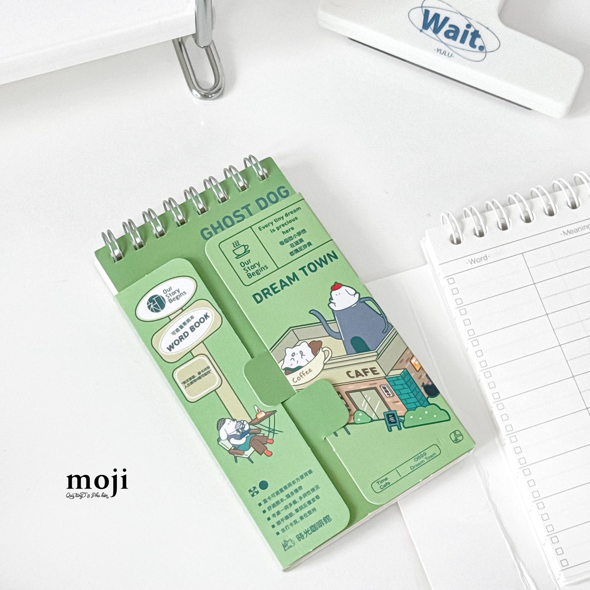 Sổ vở từ vựng MJ Cute dog dream town 7x13