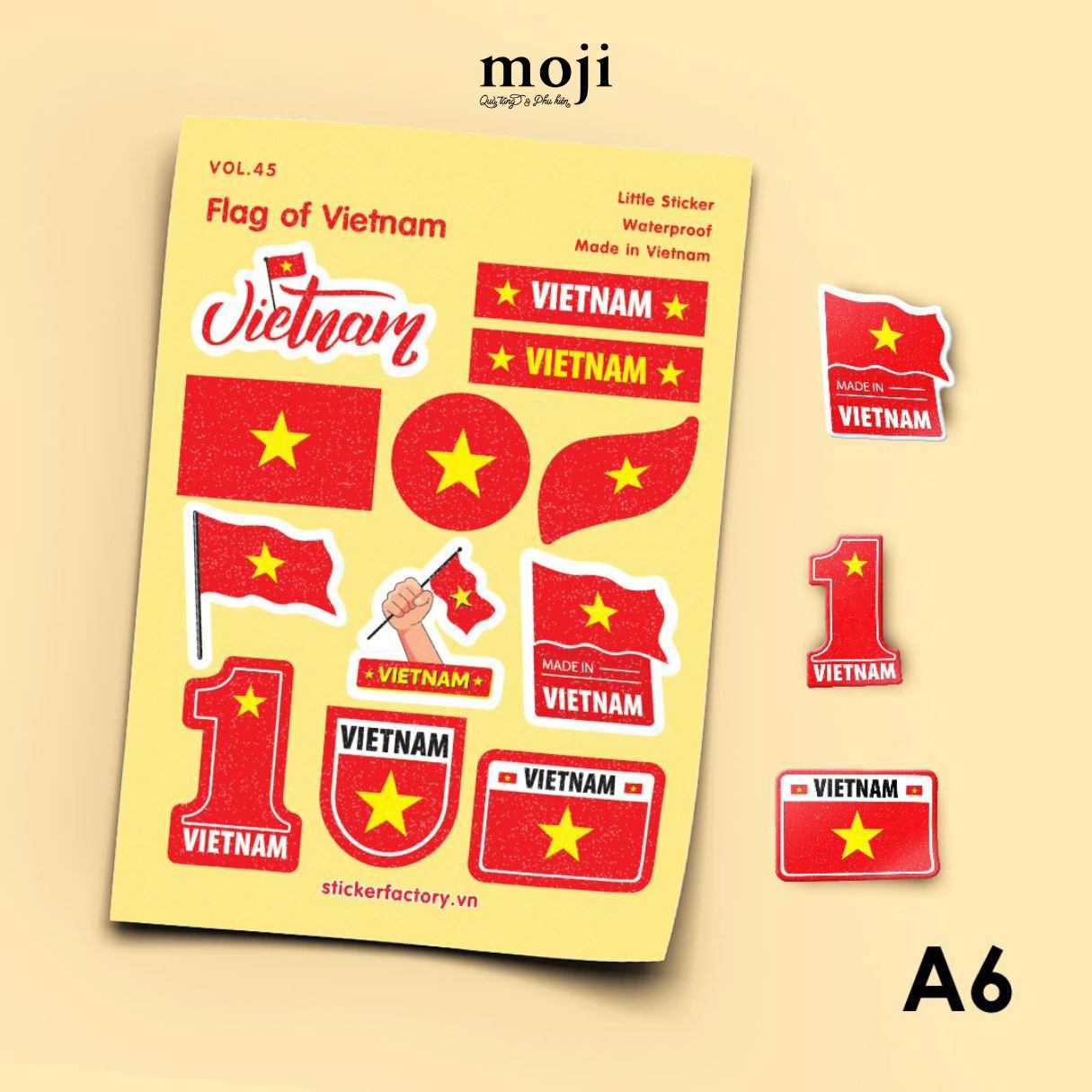 A.720 Sticker VN Lá cờ Việt Nam-25085002