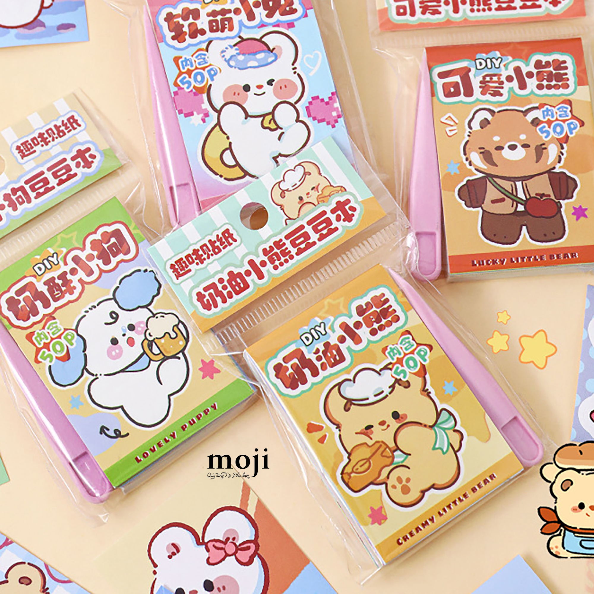 Sticker quyển Lovely animal different style set50
