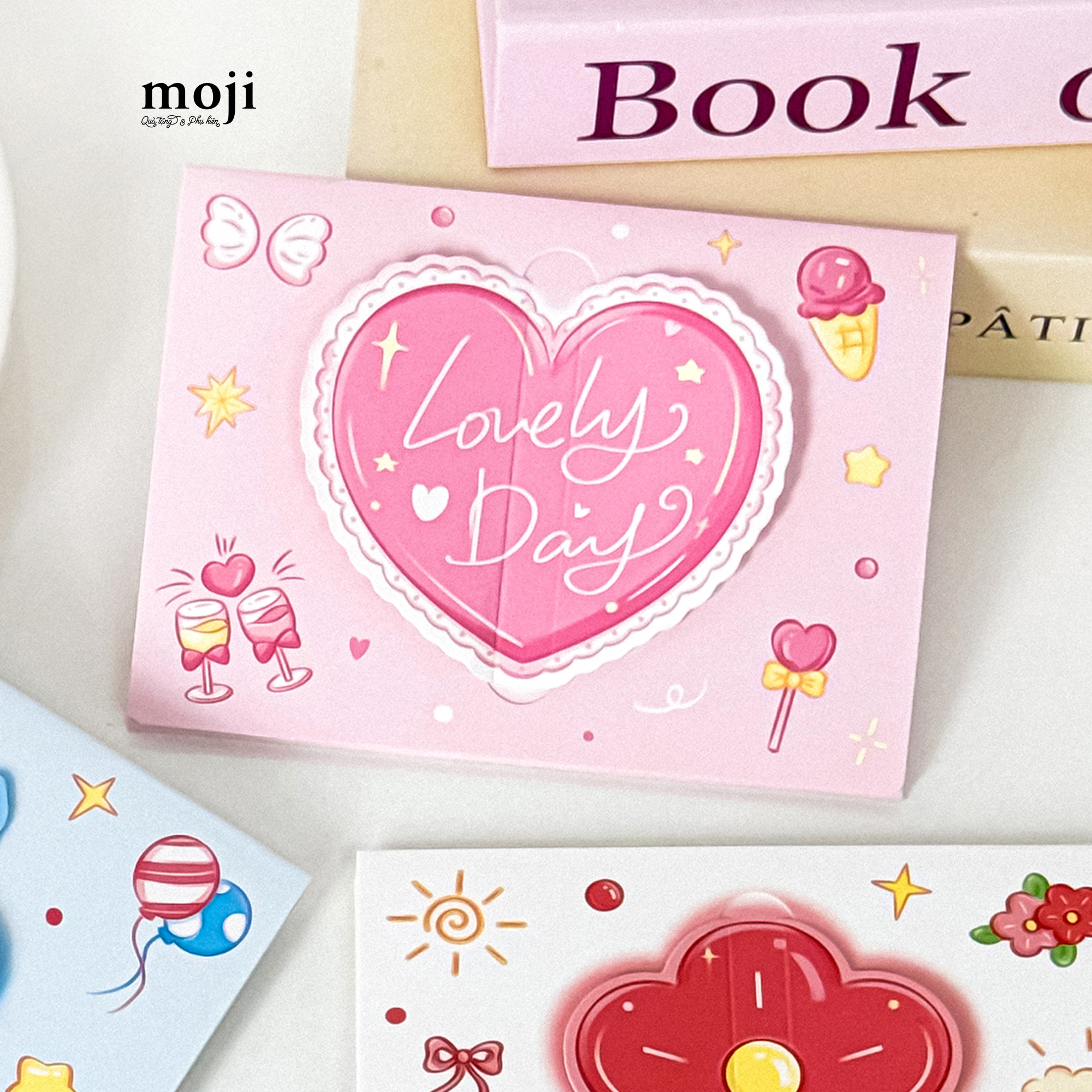 Thiệp chữ nhật Heart lovely day 8x11