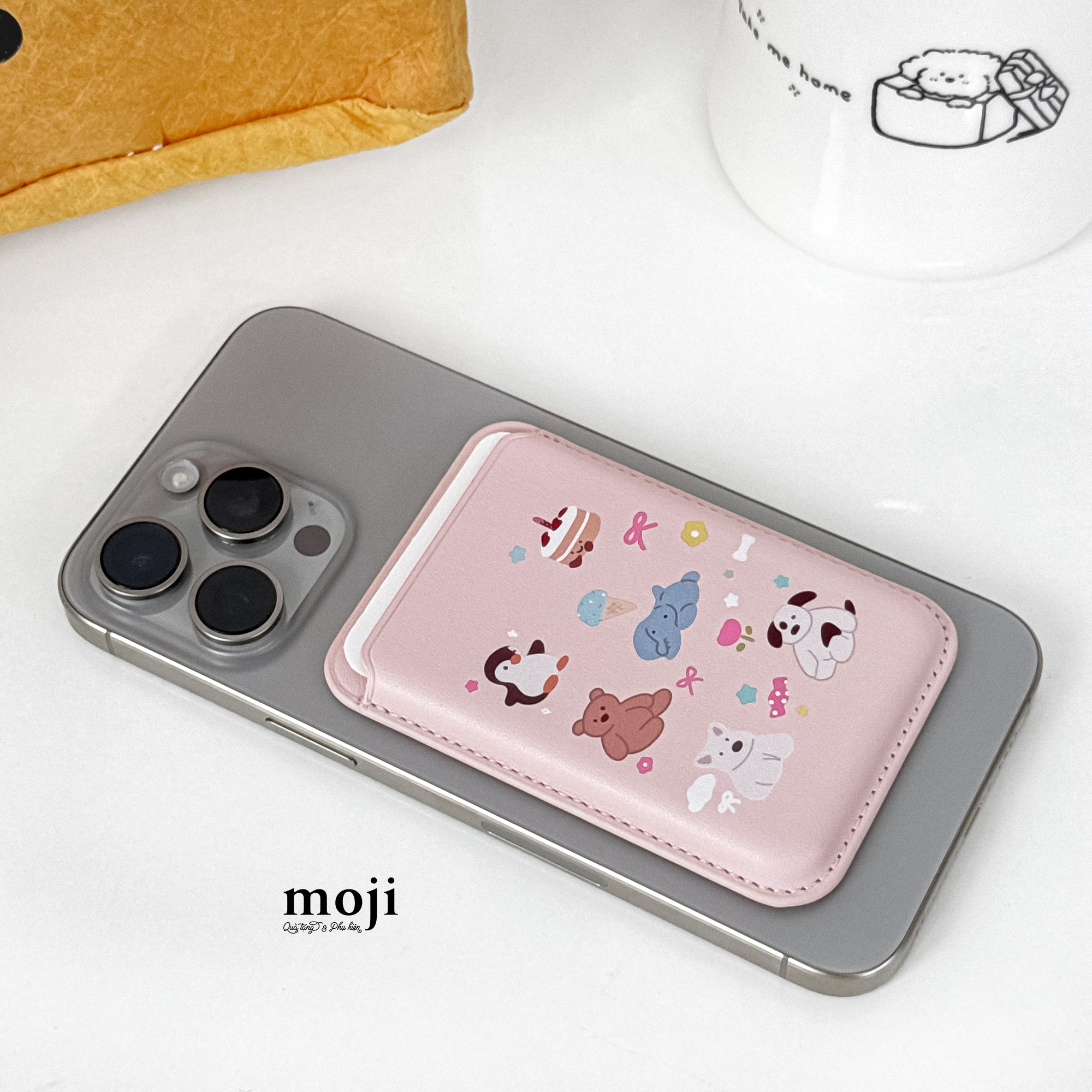 Ví da magsafe Cute animal nice day