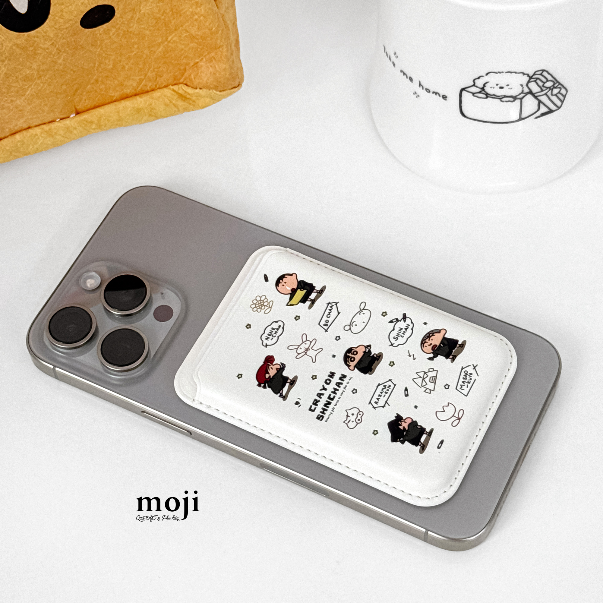 Ví da magsafe Shinchan and friends name