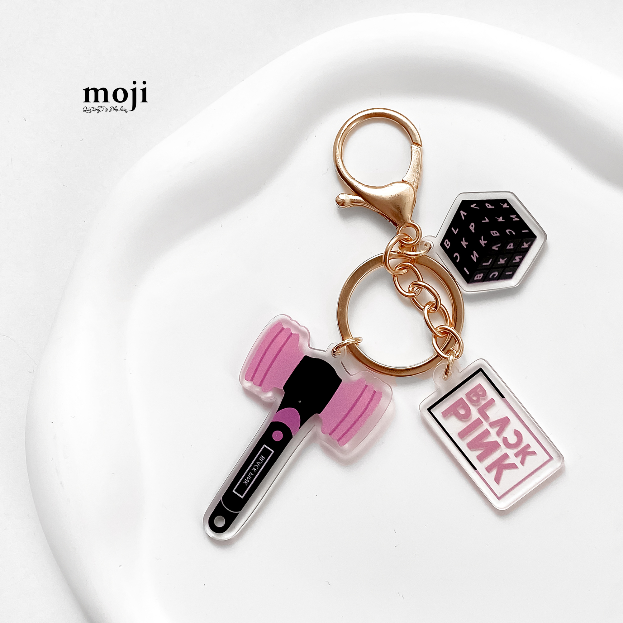 Móc Khóa Idol BLACKPINK Lightstick Rubik