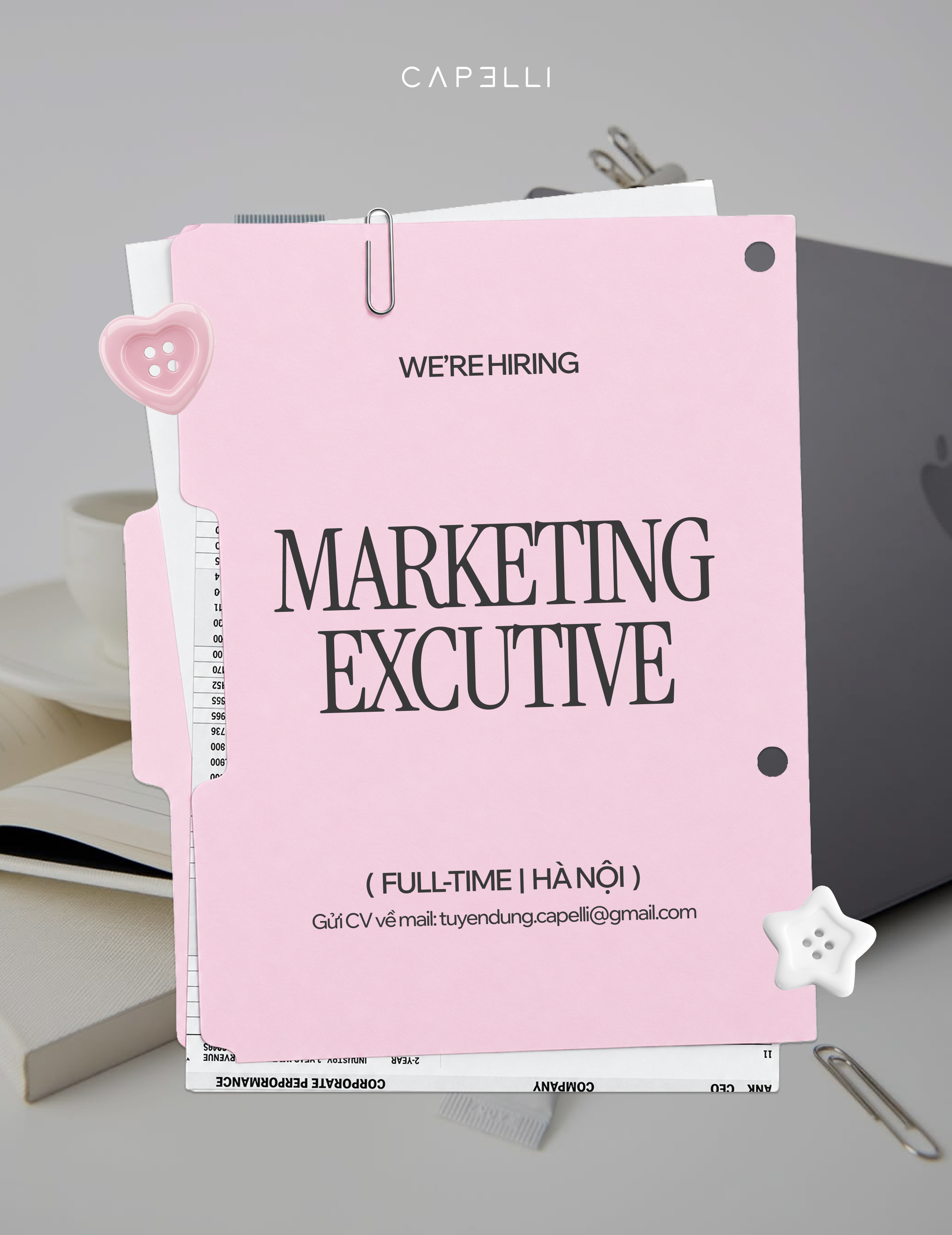 CAPELLI TUYỂN DỤNG CHUYÊN VIÊN TRUYỀN THÔNG MARKETING