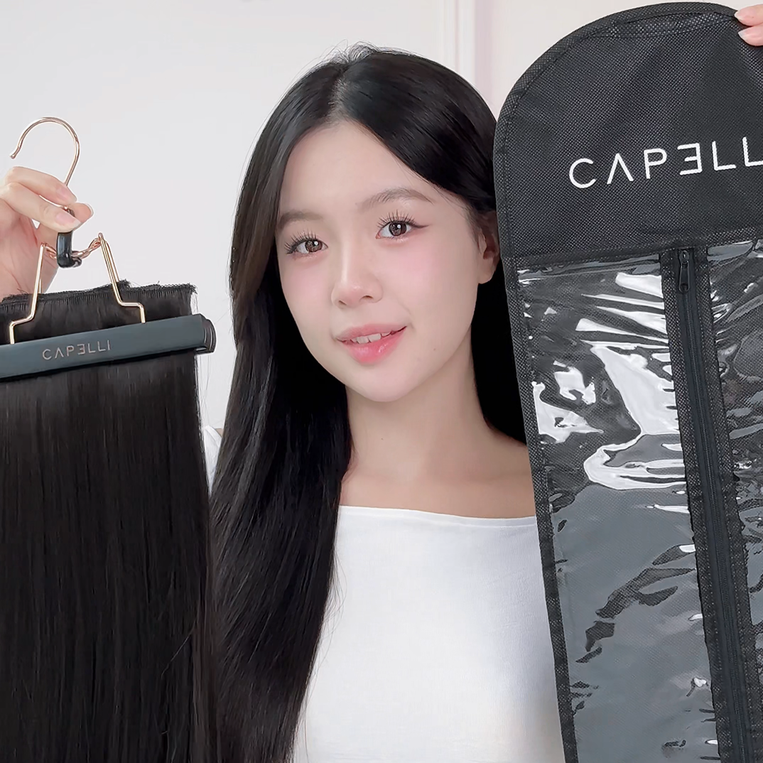 Cách Đeo Và Bảo Quản Tóc Kẹp 6 Phím Capelli