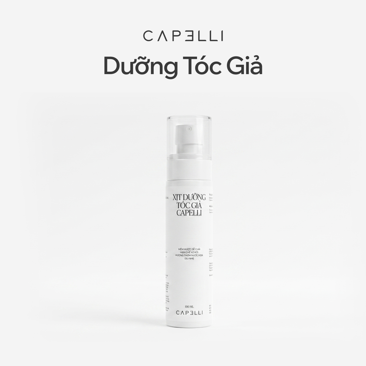 Xịt Dưỡng Tóc Giả Capelli D4