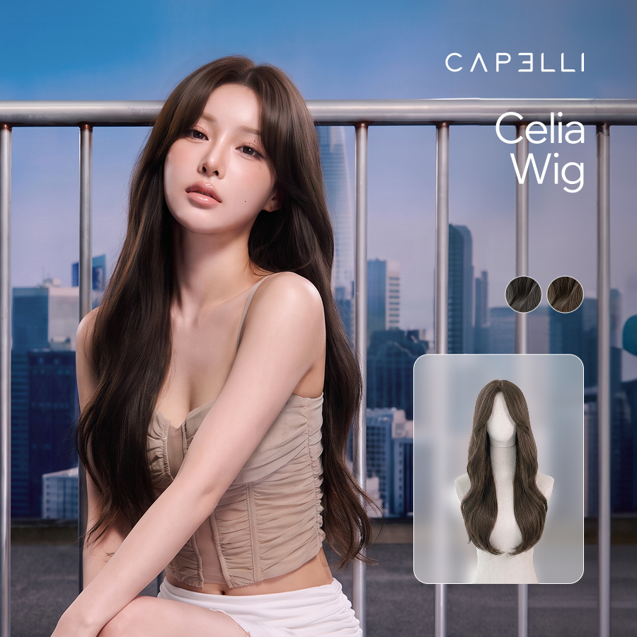 Tóc Cả Đầu Dệt Kim Celia Wig