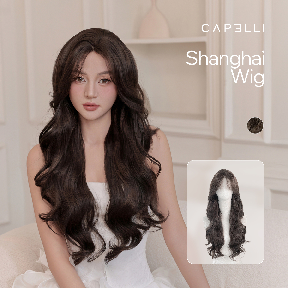 Tóc Cả Đầu Dệt Kim Shanghai Wig