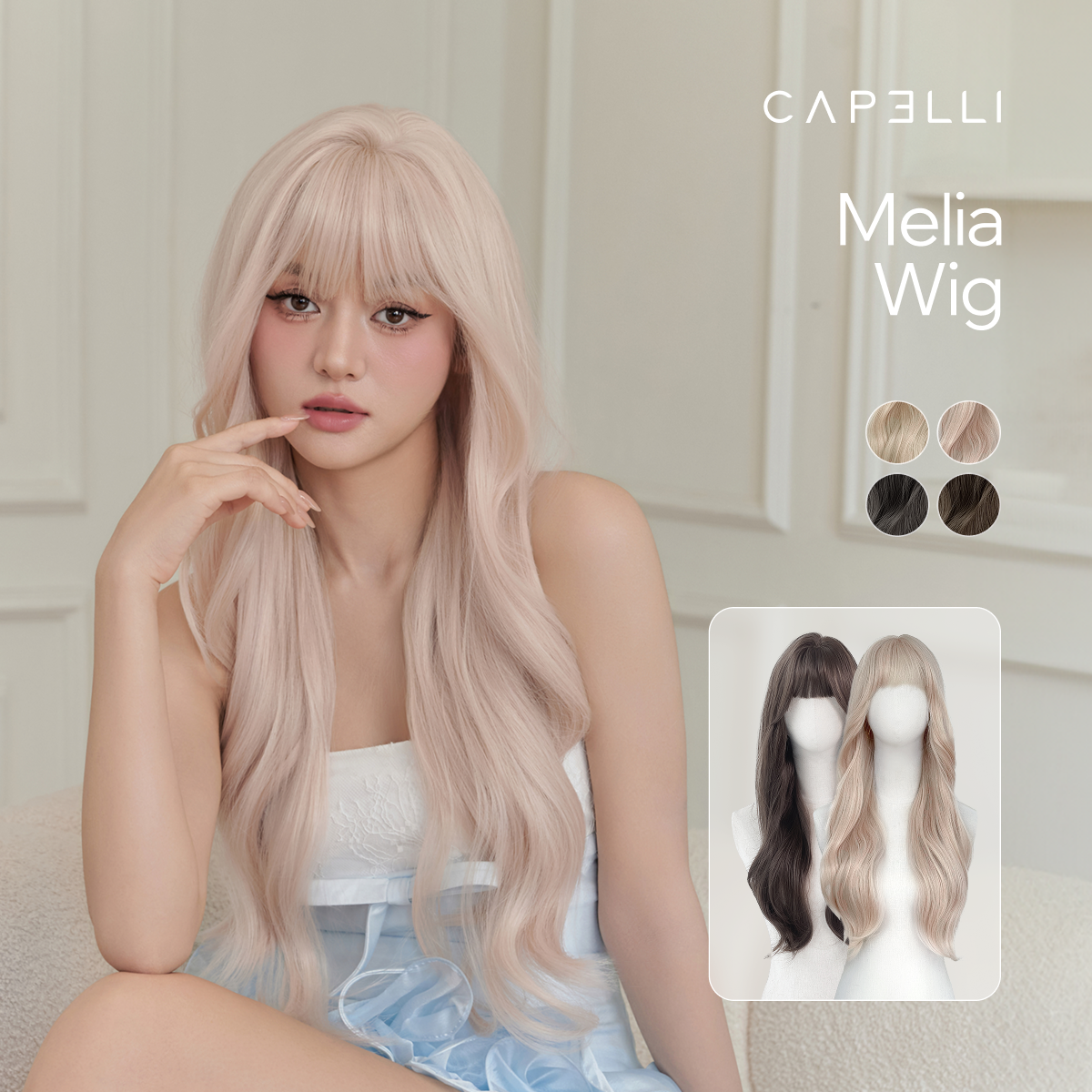Tóc Cả Đầu Melia Wig