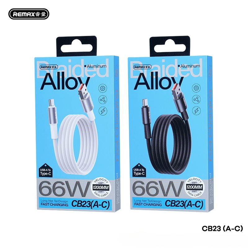 Cáp sạc nhanh Fonsu Series Aluminum Alloy Braided CB23 66W A-C
