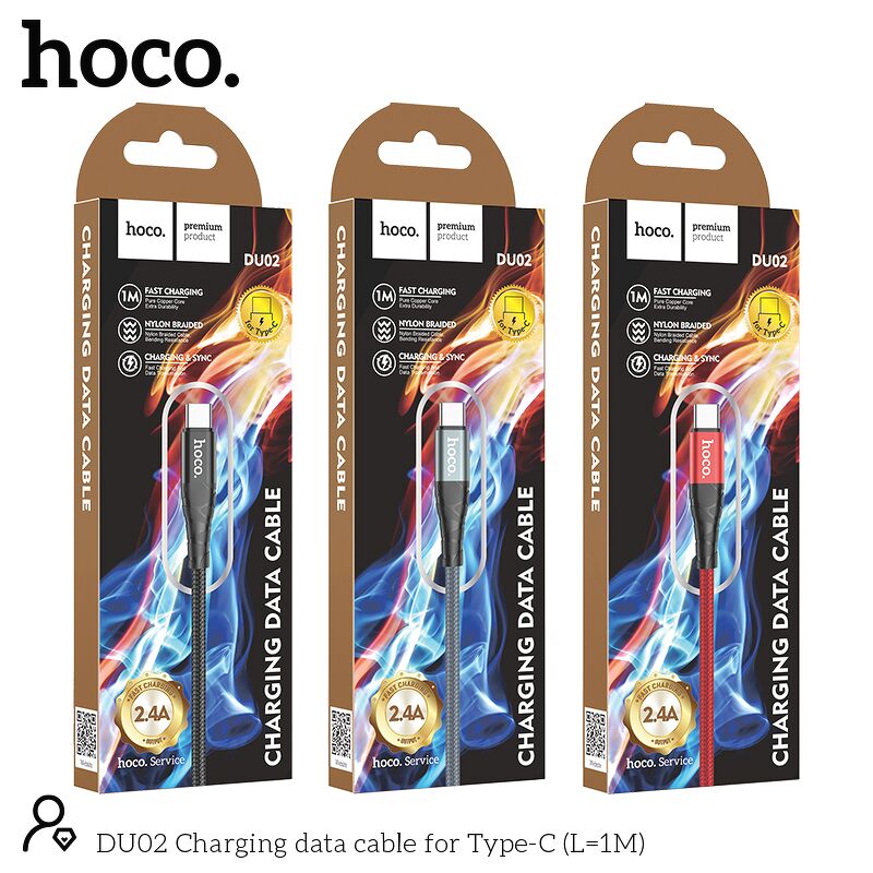 Cáp DU02 Charging data cable for Type-C
