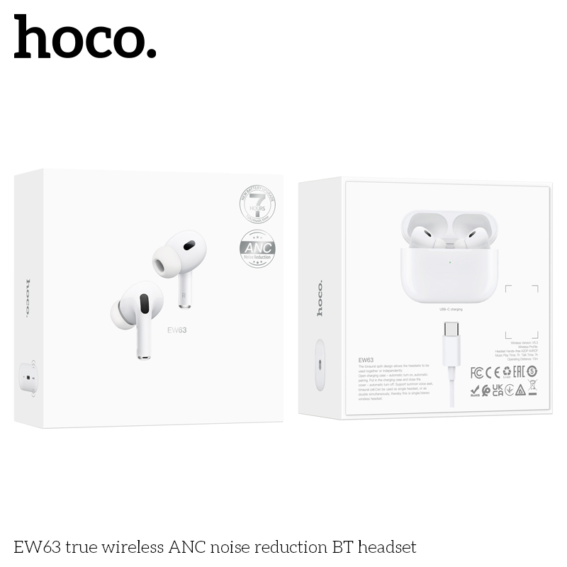 EW63 true wireless ANC noise reduction BT headset