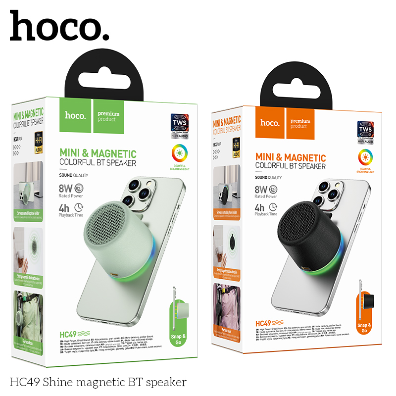 Loa Bluetooth từ tính HC49 Shine