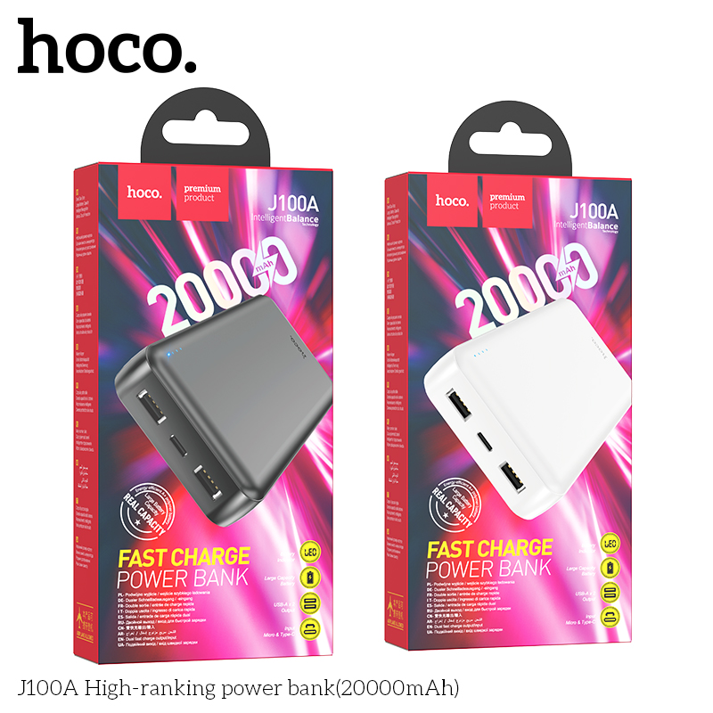 Pin sạc dự phòng Hoco J100A 20000mAh