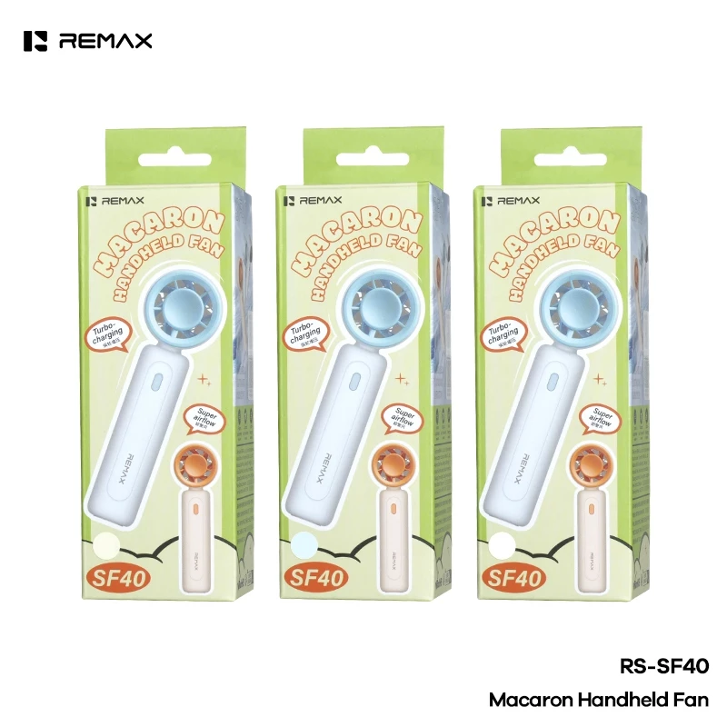 Quạt cầm tay Remax RS-SF40 thiết kế Macaron