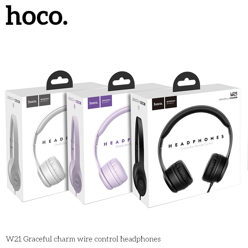 Tai Nghe Chụp Tai có mic Hoco W21